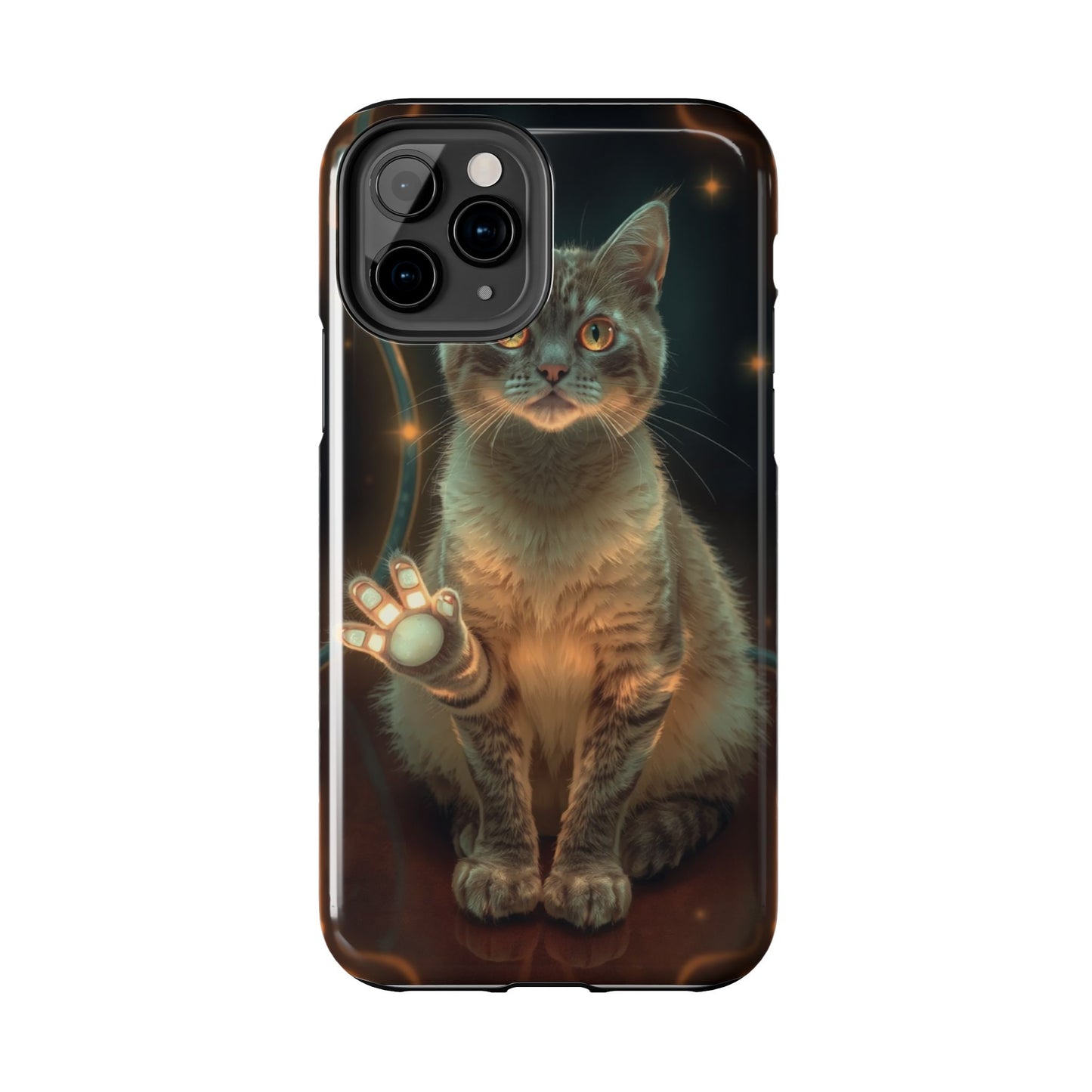 Whimsical Cat Phone Case | Tough Phone Cases for Cat Lovers, Pet Accessories, Gift for Cat Owners, Cute Phone Cover, Personalized Tech