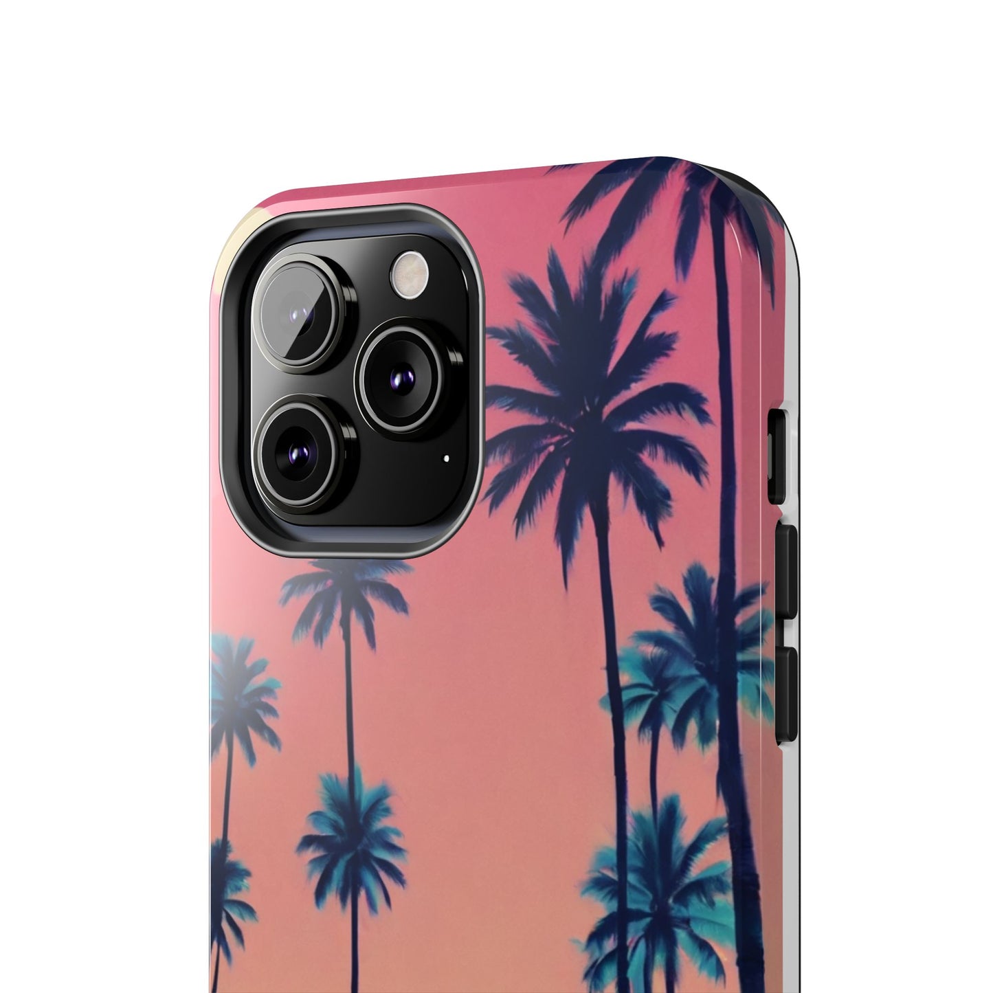 Tropical Beach Vibe Tough Phone Case - Vintage Van Design - for iPhone
