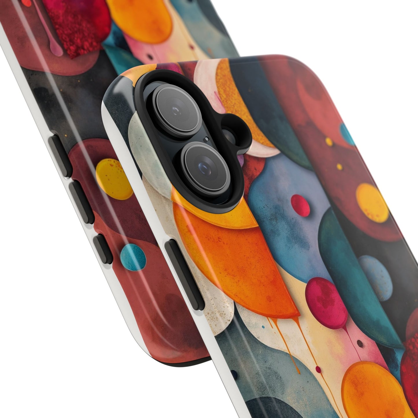 Artistic Tough Phone Cases - Colorful Abstract Design for Trendy Protection - for iPhone