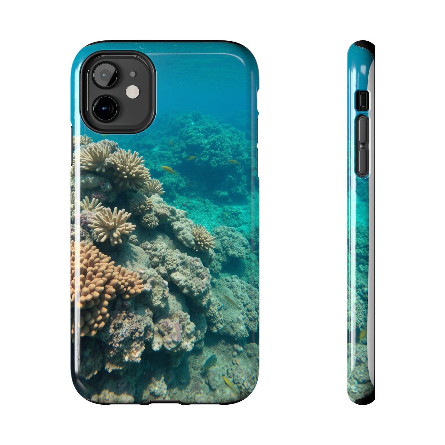 Coral Reef Tough Phone Case - Ocean Vibes Protection for Adventure Lovers