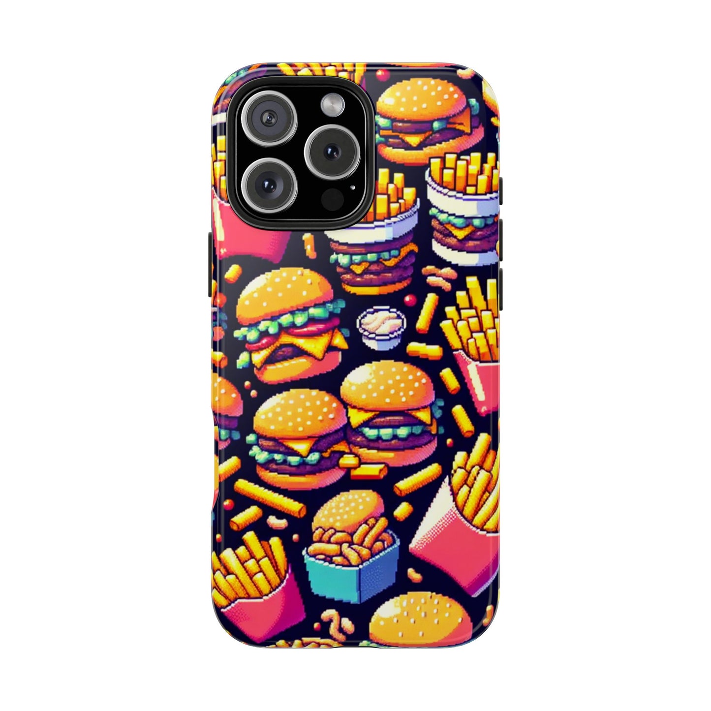 Retro Fast Food Phone Case - Tough and Durable - for iPhone