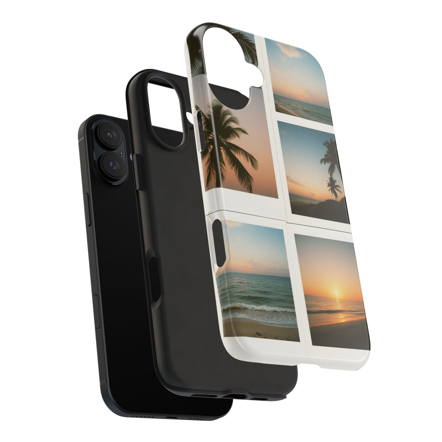 Tropical Sunset Tough Phone Case - Beach Vibes for Summer Adventures