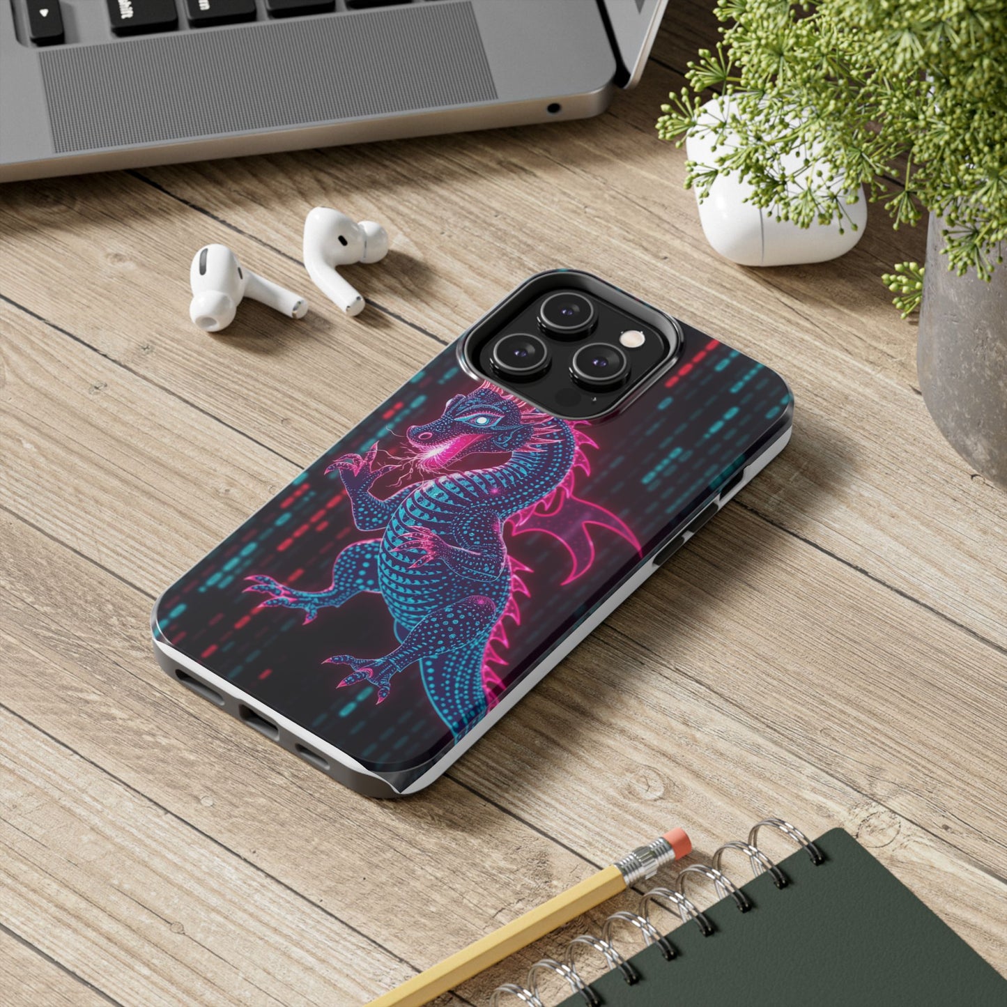 Electrifying Dragon Phone Case - Tough, Stylish Protection for Fantasy Lovers