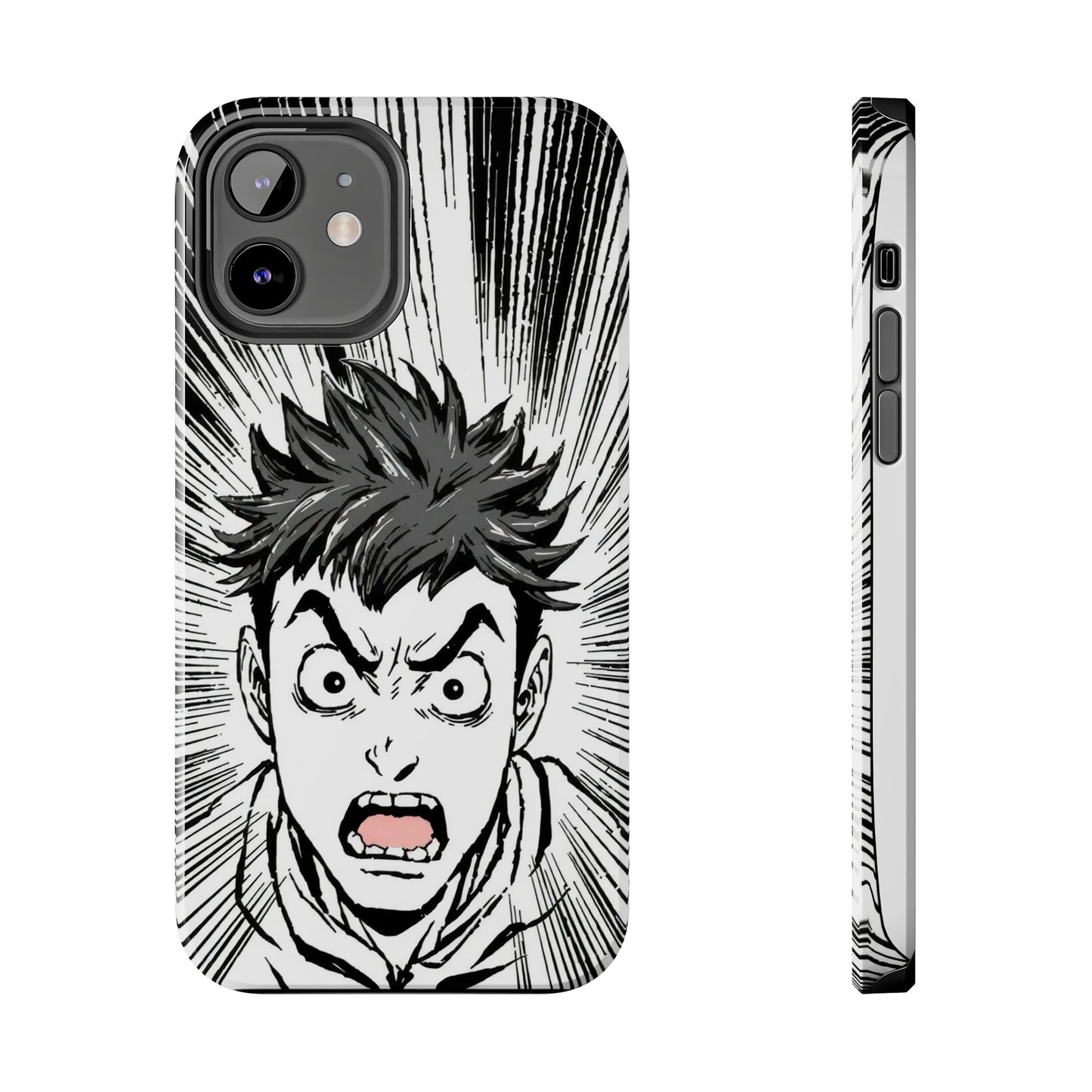 Intense Graphic Phone Case - Tough Design for Anime Fans