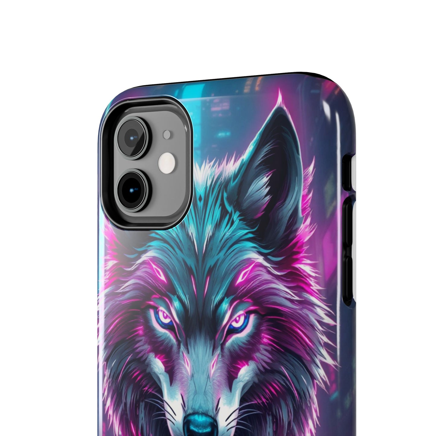 Fierce Wolf Phone Case - Tough & Vibrant Design for Animal Lovers