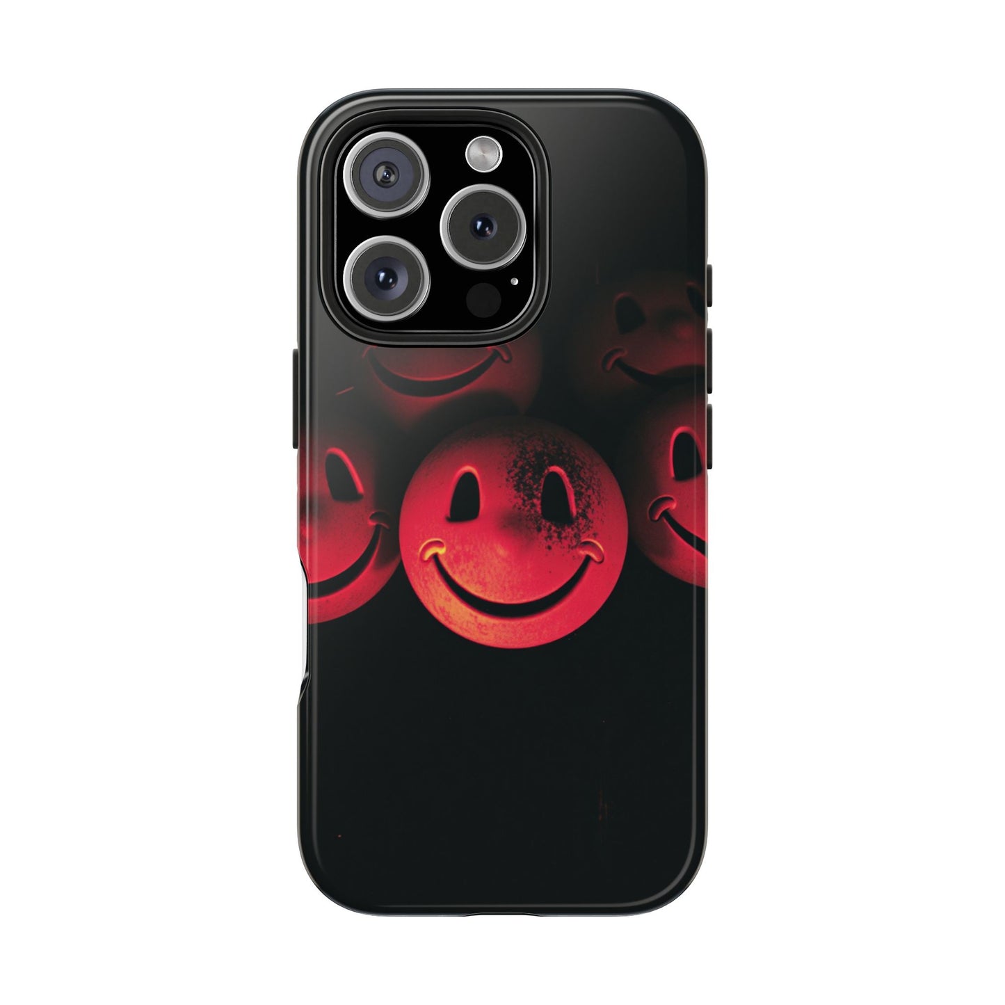 Smiley Face Tough Phone Case - Durable Protection with Fun Design