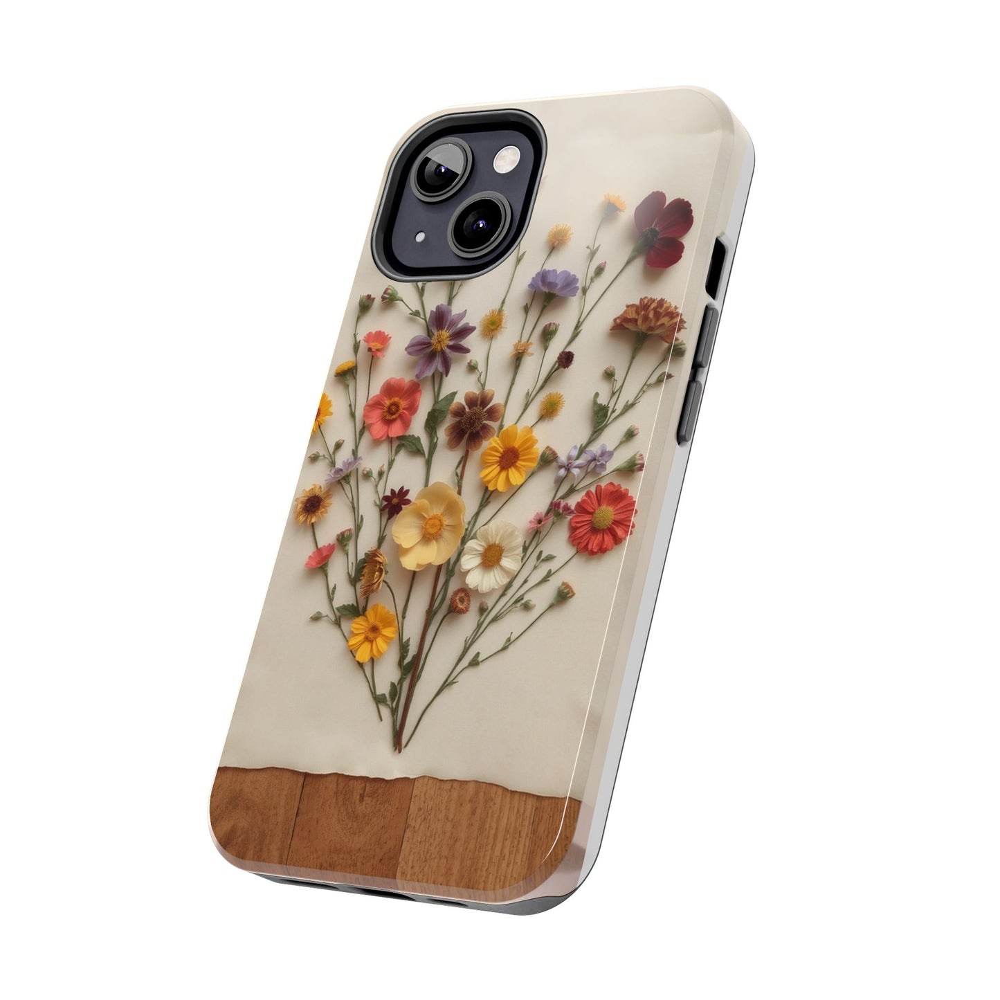 Floral Tough Phone Case - Durable Protection with Nature-Inspired Design
