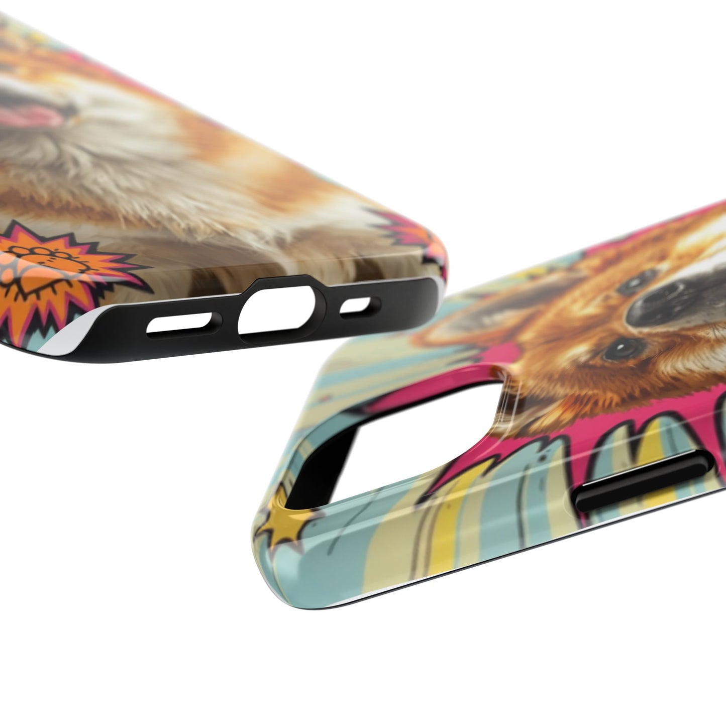 Playful Dog Tough Phone Case - Durable & Stylish Pet Lover Gift