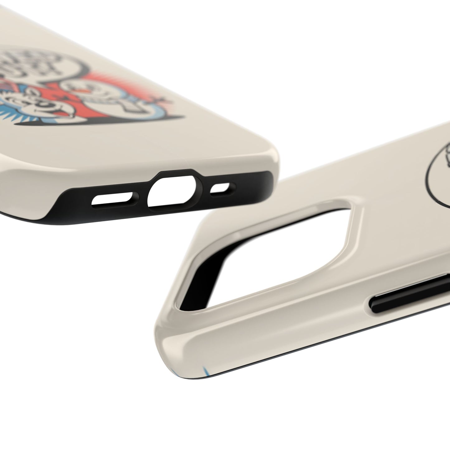 Snowman & Reindeer Tough Phone Case - Snowed Out Holiday Design