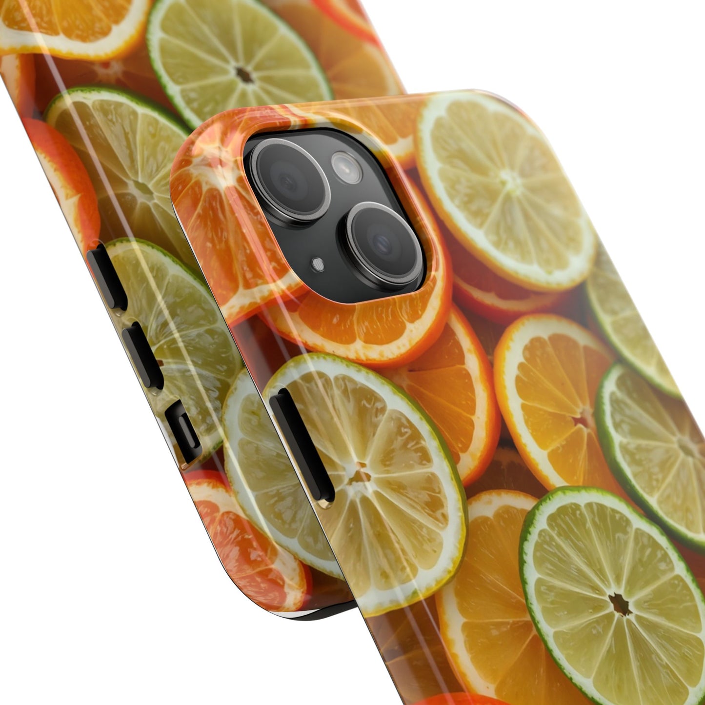 Citrus Slice Tough Phone Case – Vibrant Fruit Design for Summer Fun