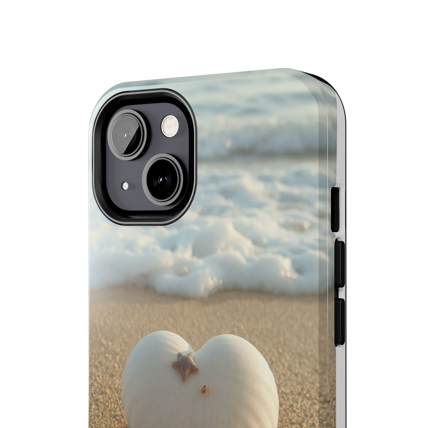 Heart Seashell Tough Phone Case for iPhone