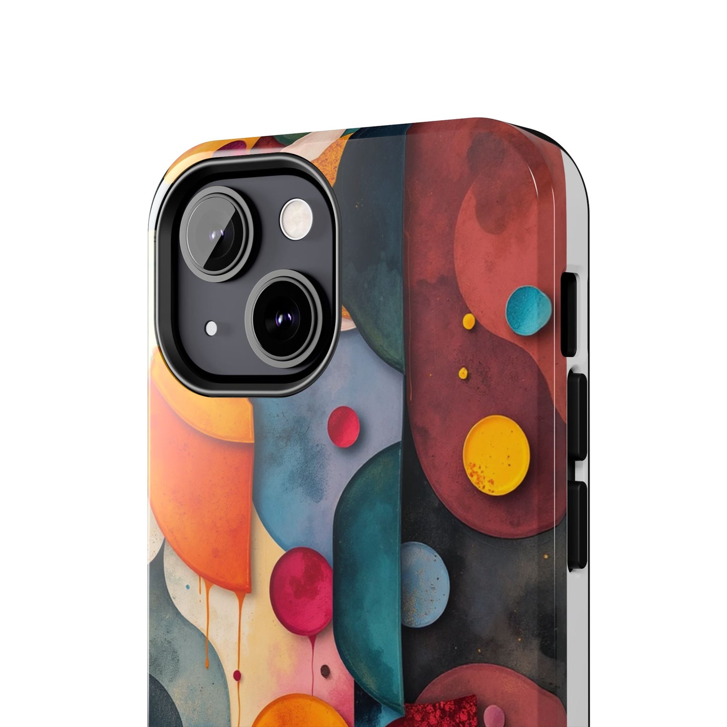 Artistic Tough Phone Cases - Colorful Abstract Design for Trendy Protection - for iPhone