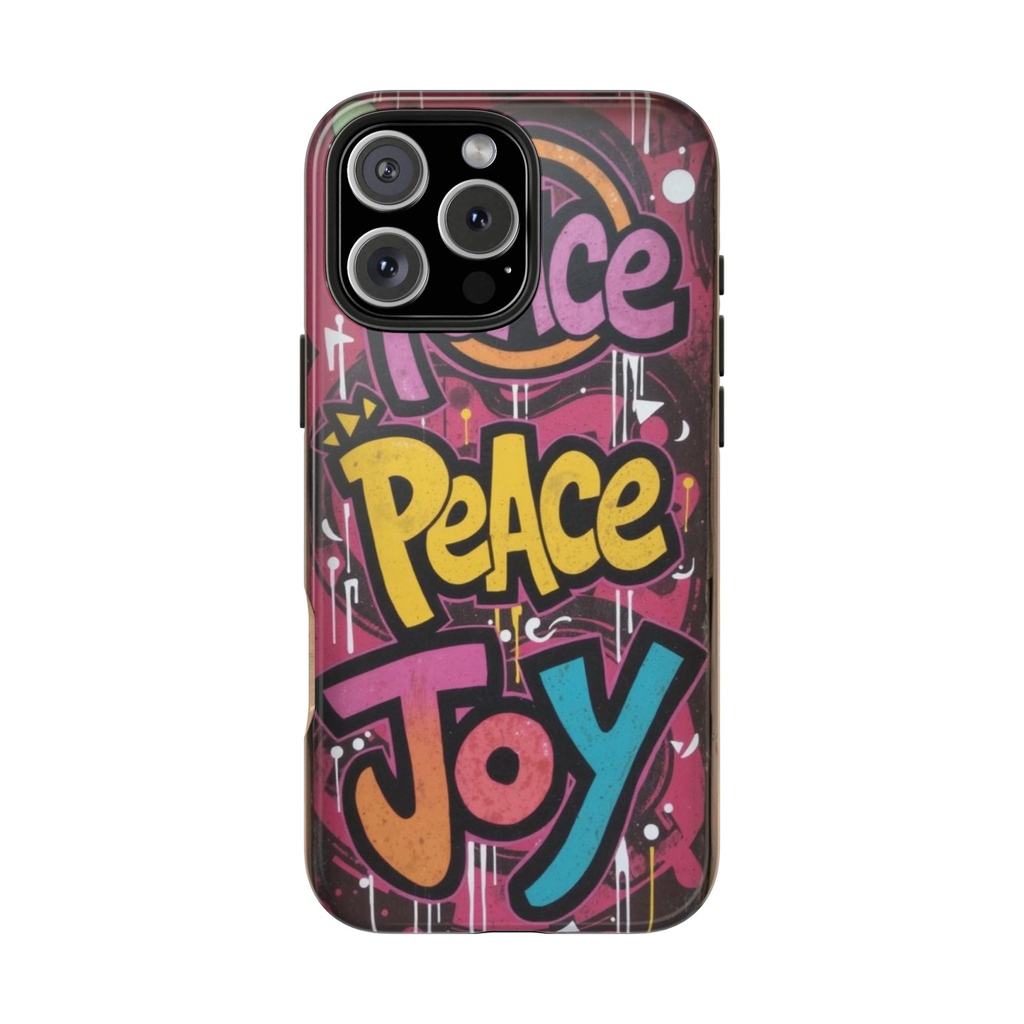 Colorful Peace Joy Tough Phone Case