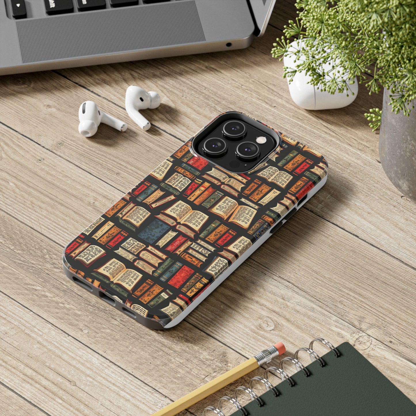Book Lover Tough Phone Cases - Durable Protective Cases for Literature Fans