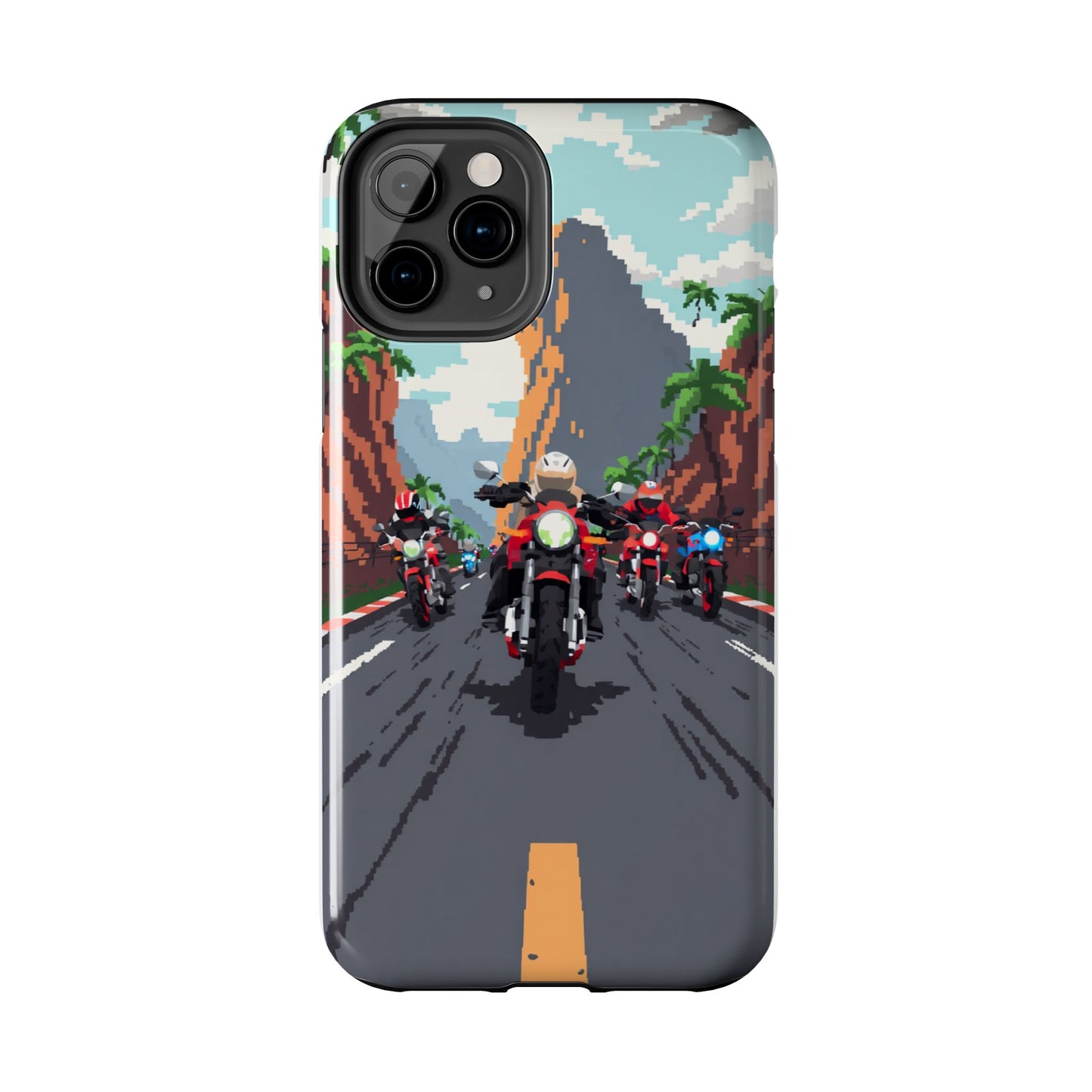 Retro Biker Tough Phone Case - Perfect for Motorcycle Lovers