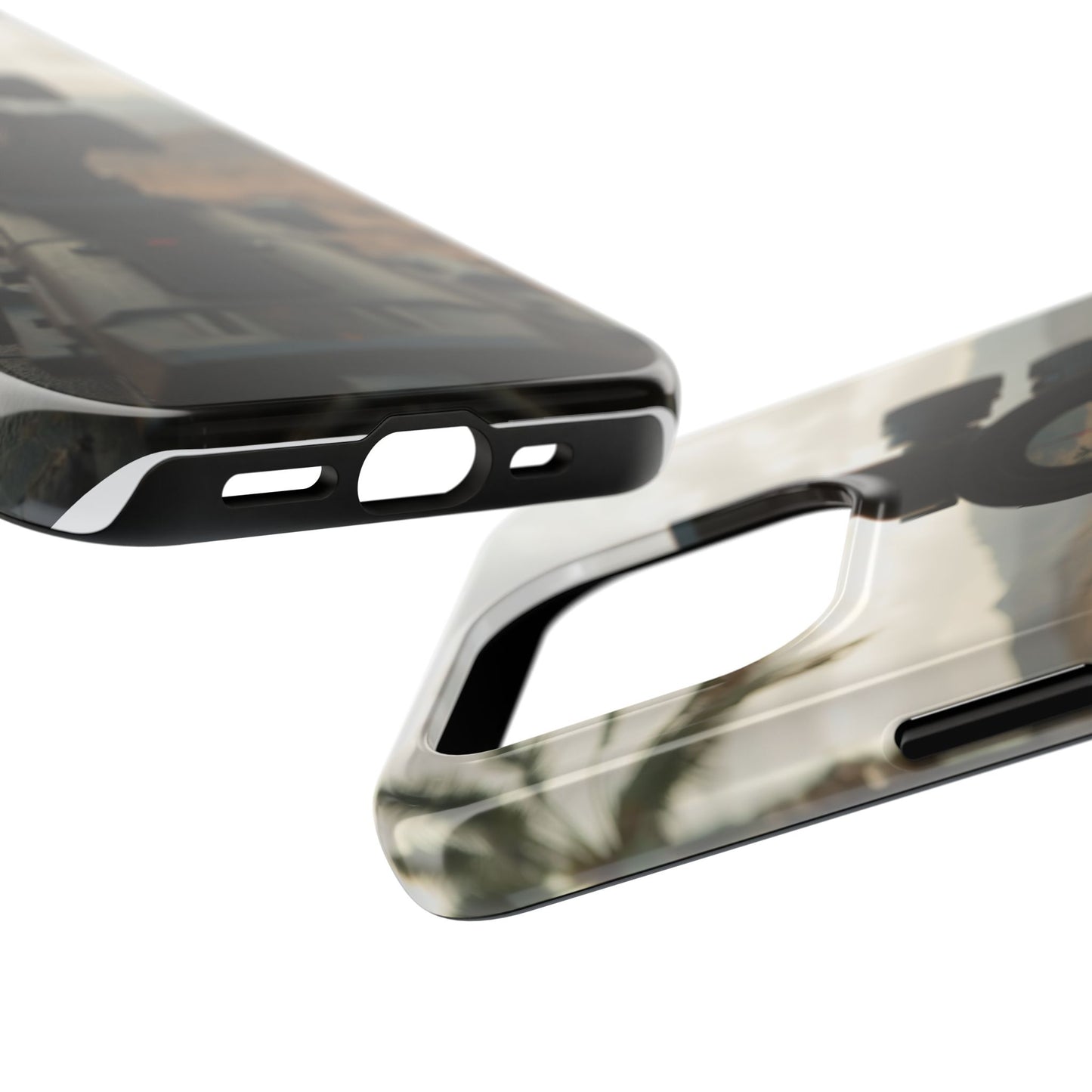 Tough Phone Case with Sniper Scope Design - Durable & Stylish Protection for Outdoors Enthusiasts