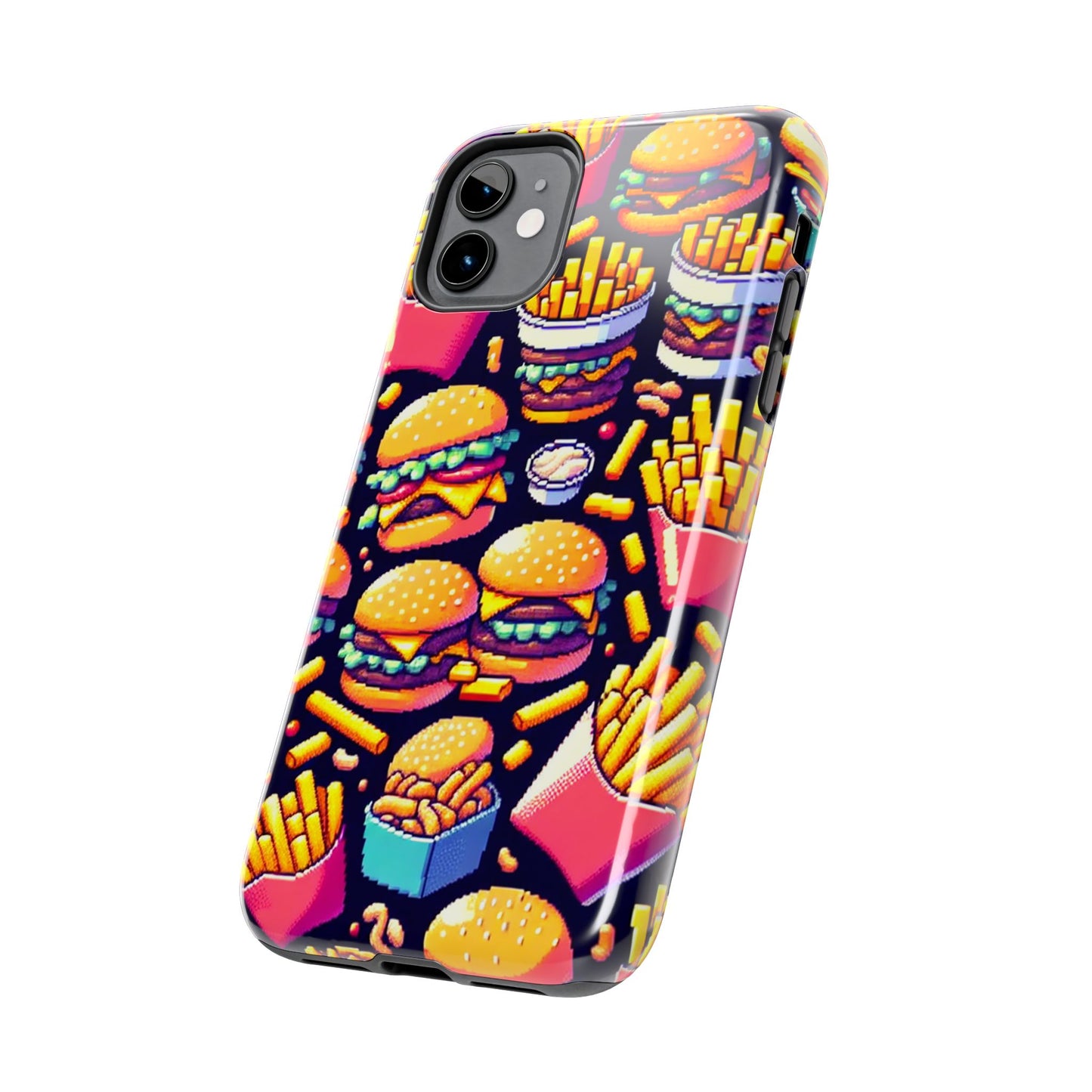 Retro Fast Food Phone Case - Tough and Durable - for iPhone