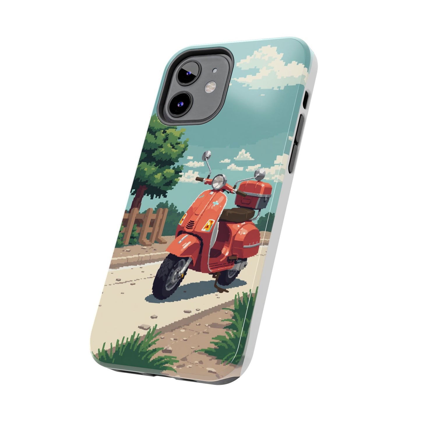 Retro Scooter Phone Case - Tough & Stylish Protection