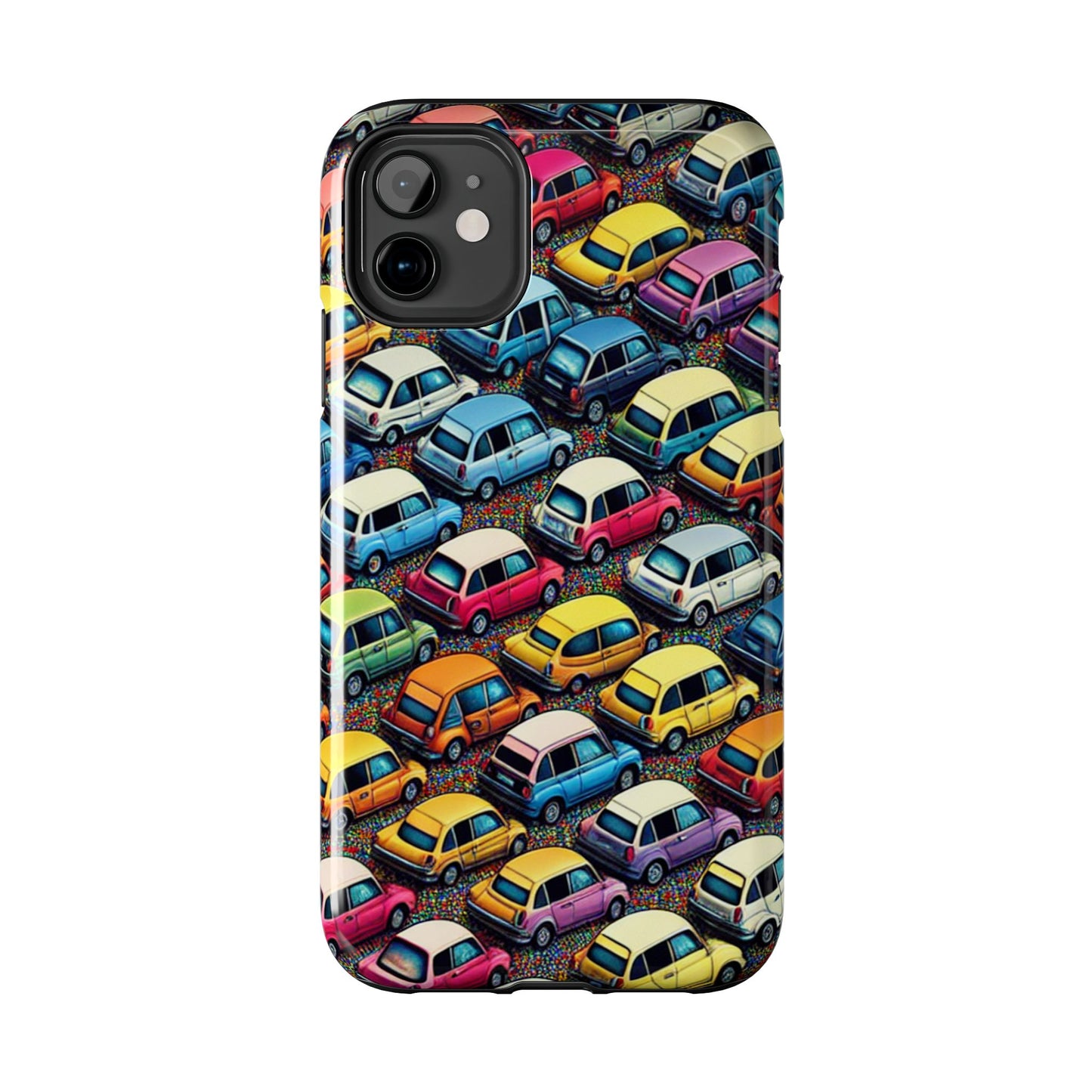 Car Phone Case - City Traffic Pattern Design - for iPhone