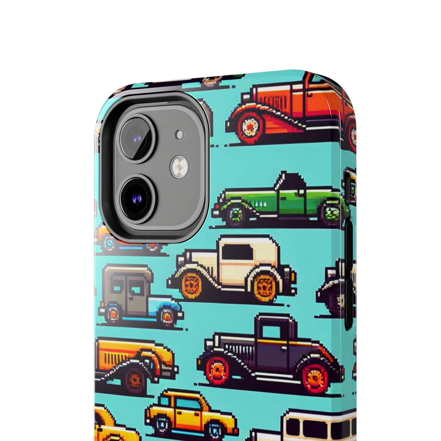 Retro Car Pixel Art Tough Phone Case - Durable & Stylish Protection - for iPhone