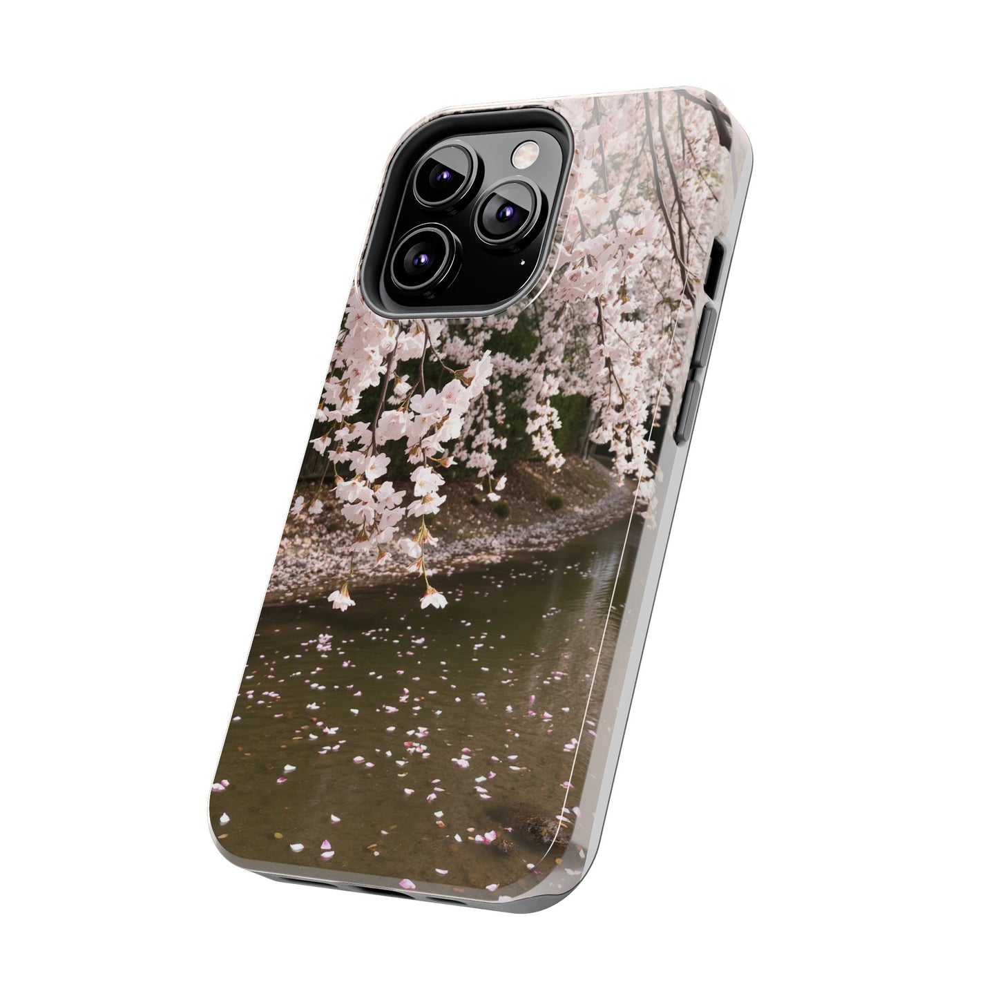Cherry Blossom Tough Phone Cases - Durable Protection with Floral Serenity