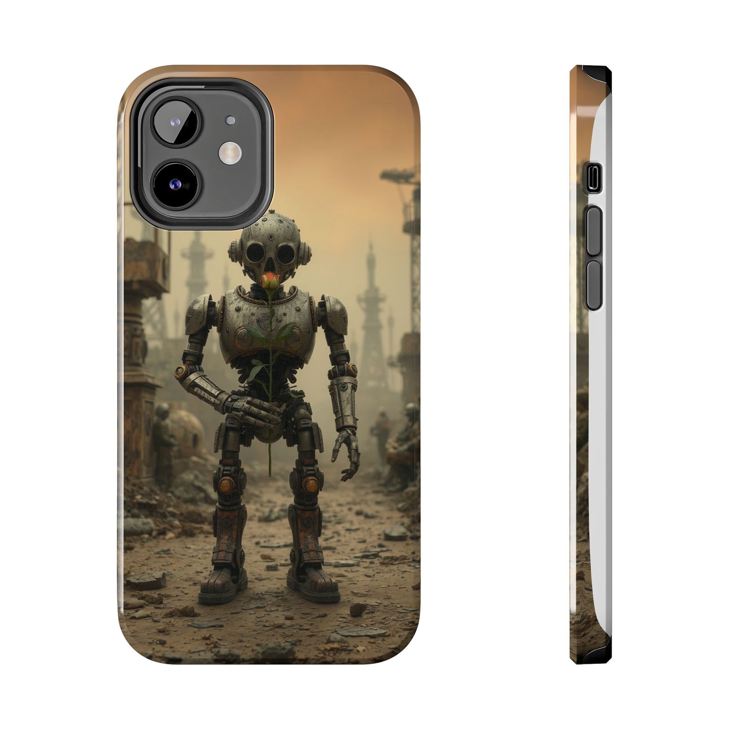 Robotic Sentinel Tough Phone Case - Durable Protector for Sci-Fi Lovers