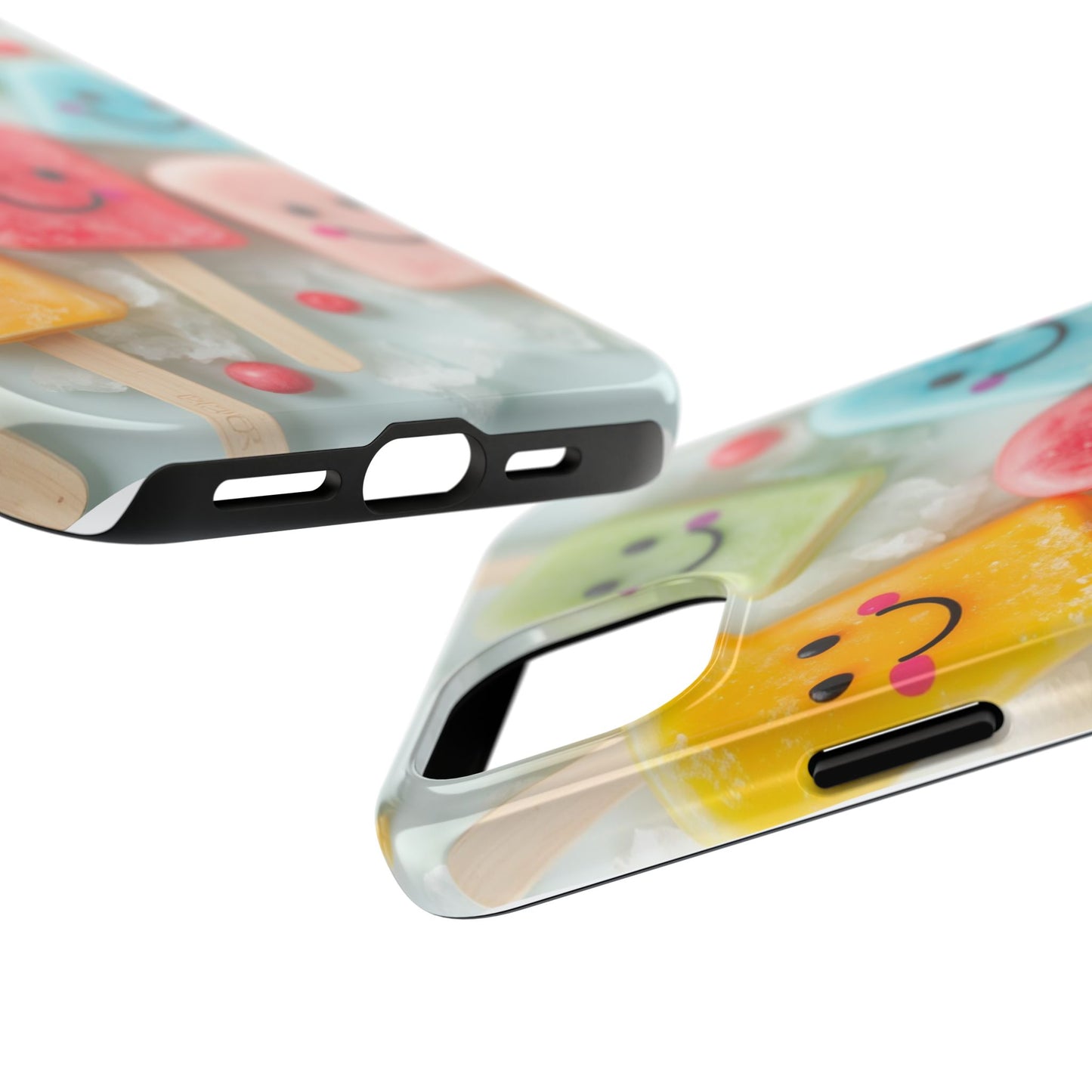 Cute Smile Popsicle Tough Phone Case - Fun Protection for Your Device