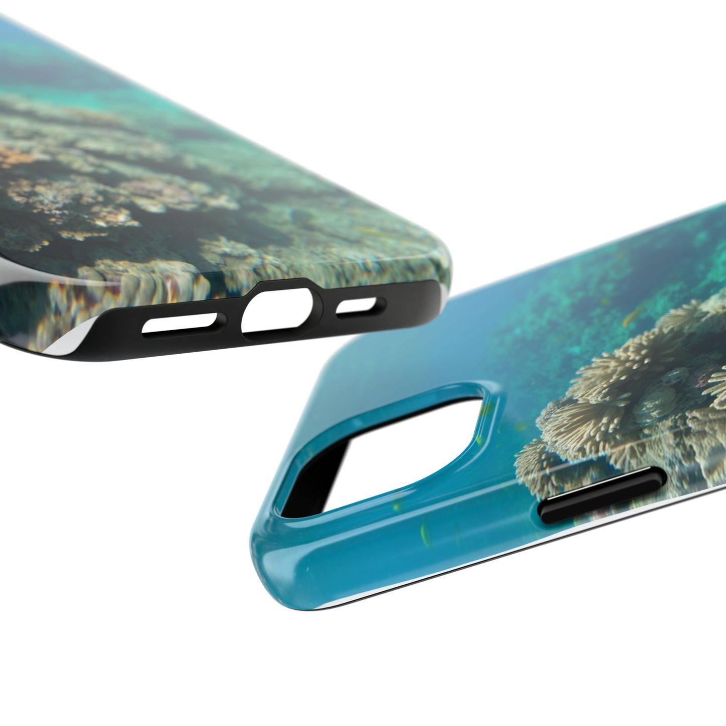 Coral Reef Tough Phone Case - Ocean Vibes Protection for Adventure Lovers