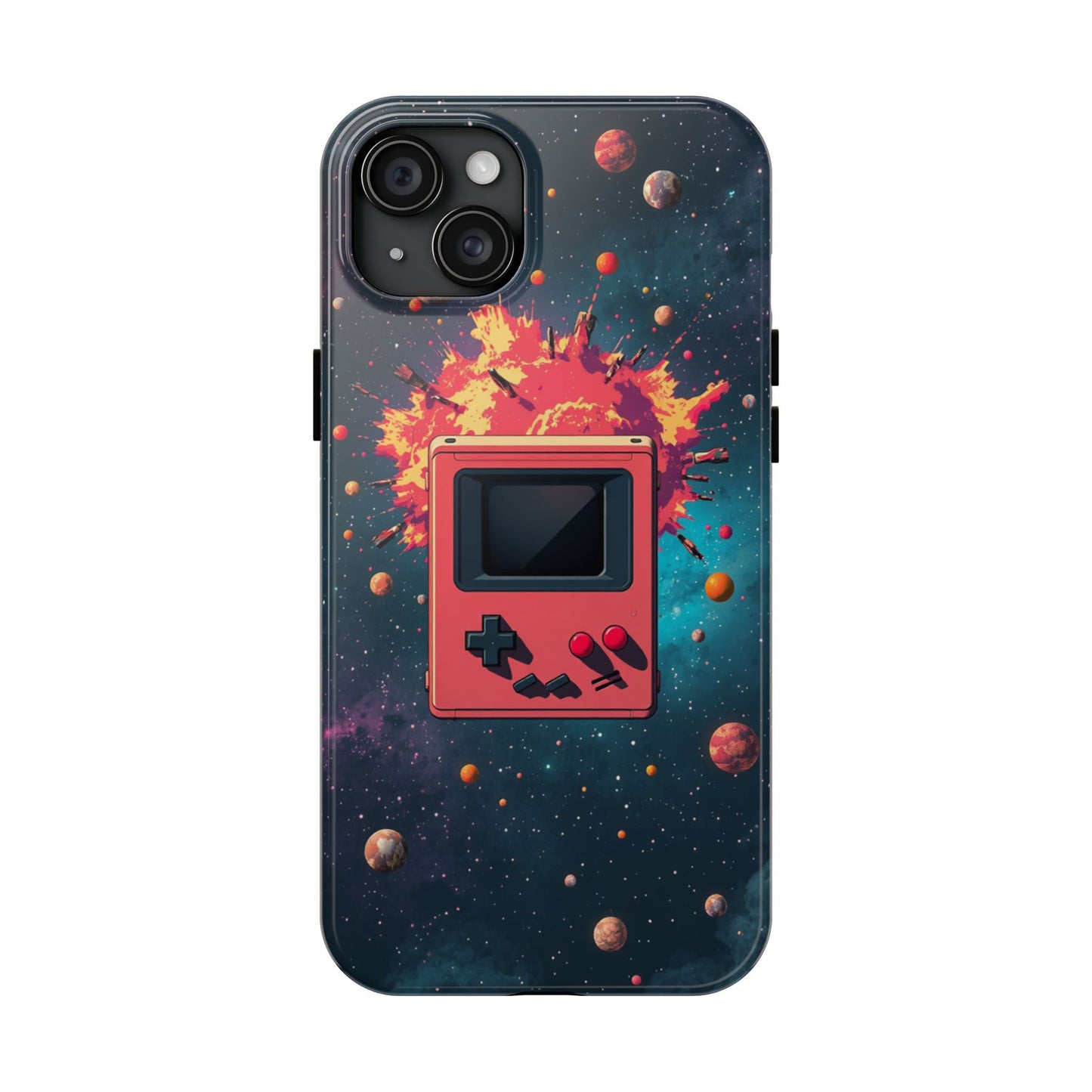 Retro Gaming Tough Phone Case - Space Adventure Design