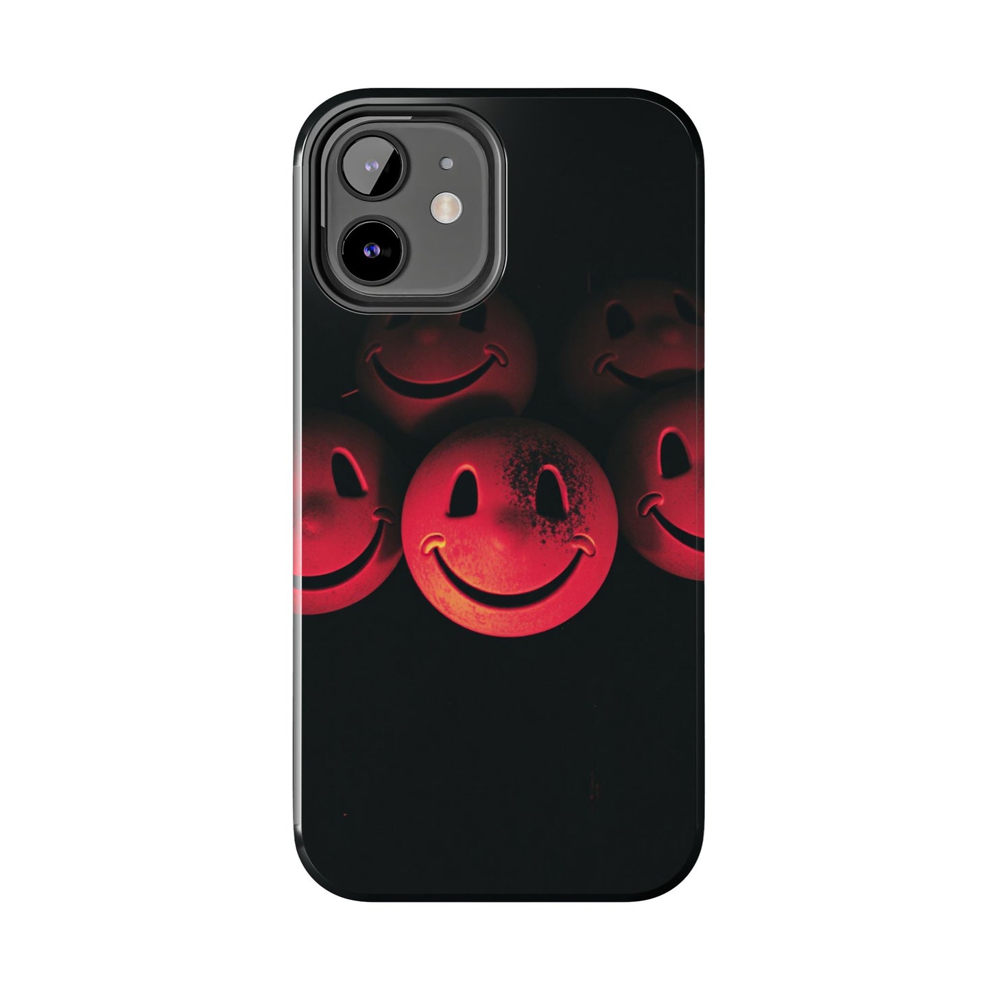 Smiley Face Tough Phone Case - Durable Protection with Fun Design