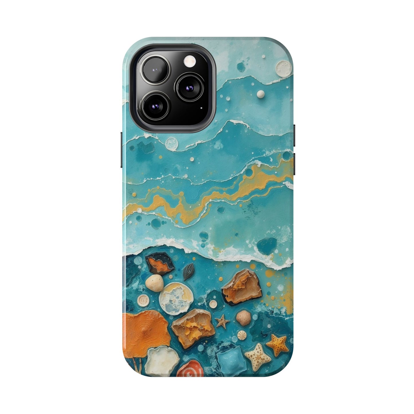 Ocean-Inspired Tough Phone Cases - Coastal Beach Vibe, Easy Accessory for Beach Lovers