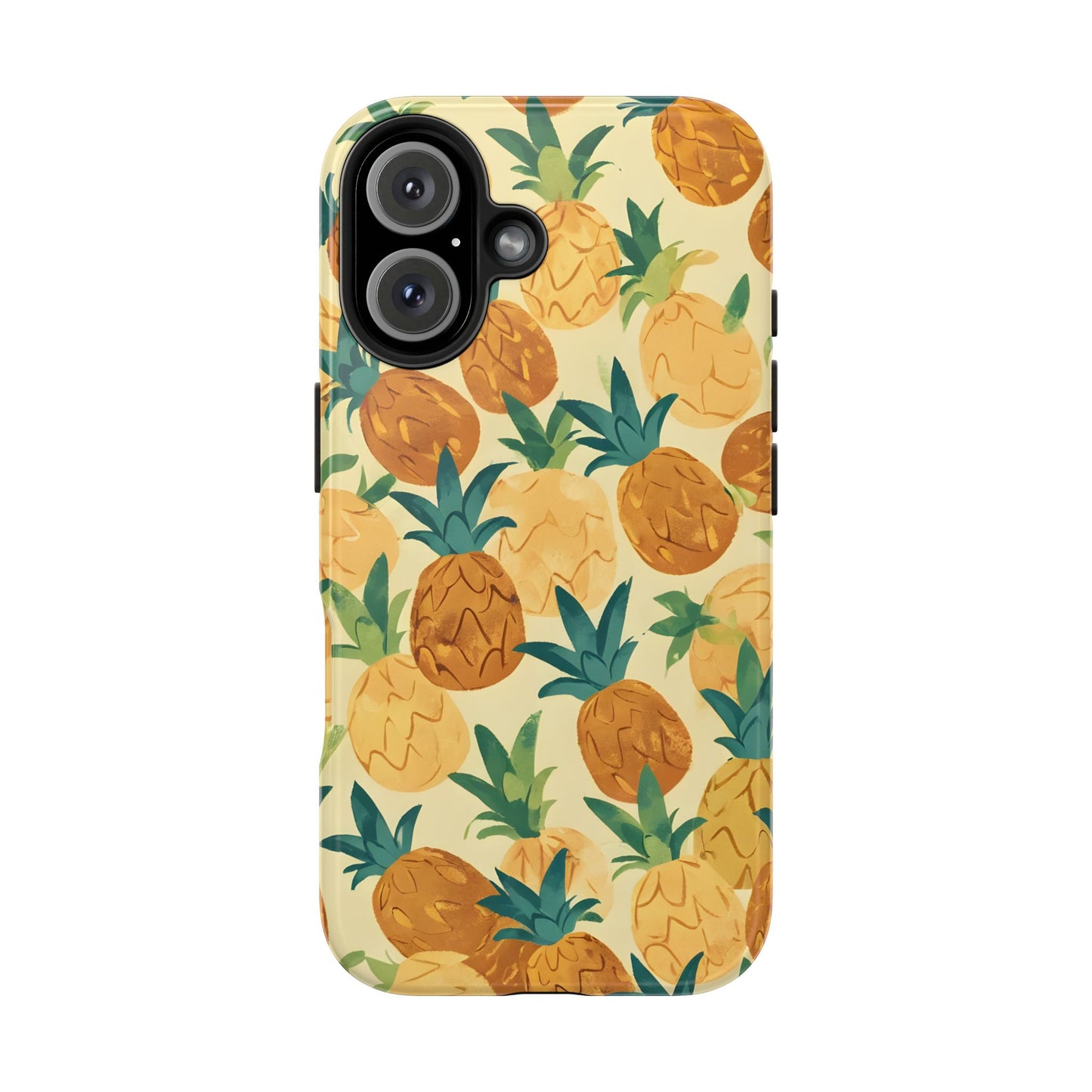 Pineapple Paradise Tough Phone Case - Durable and Stylish for Summer Vibes - for iPhone