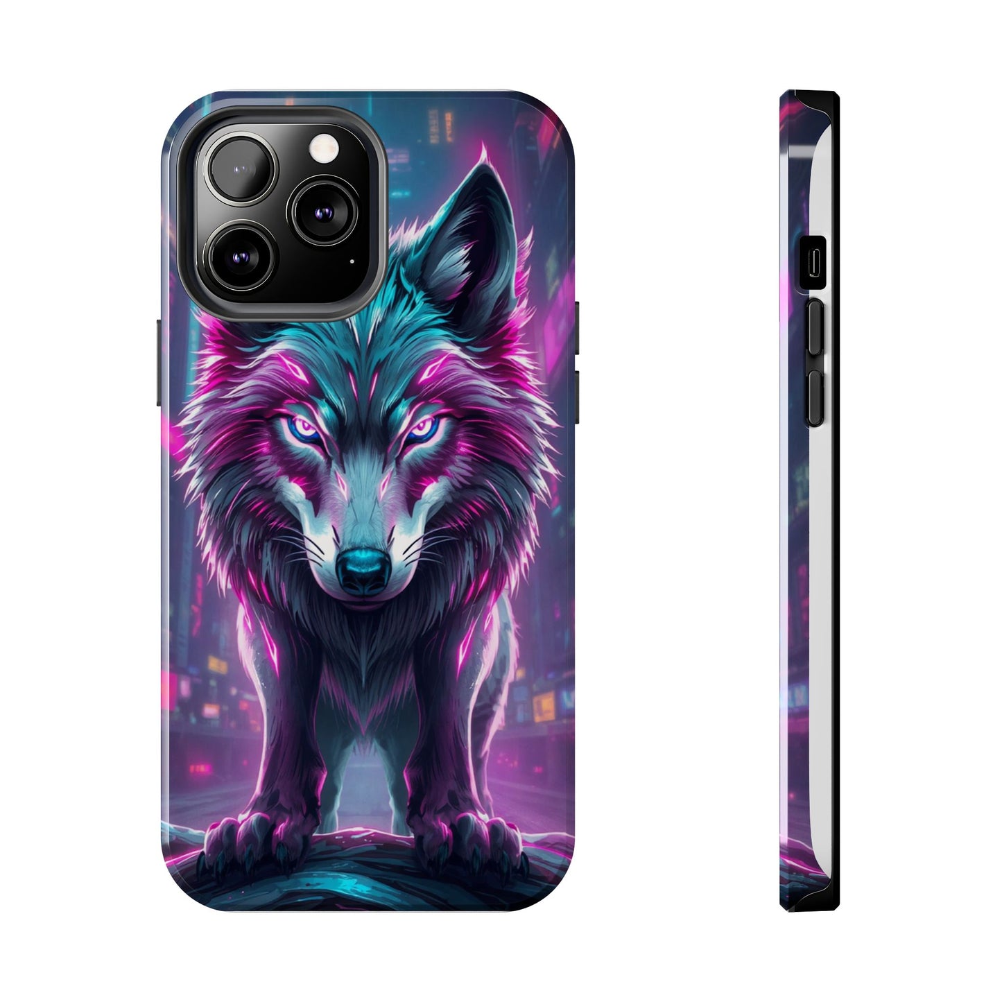 Fierce Wolf Phone Case - Tough & Vibrant Design for Animal Lovers