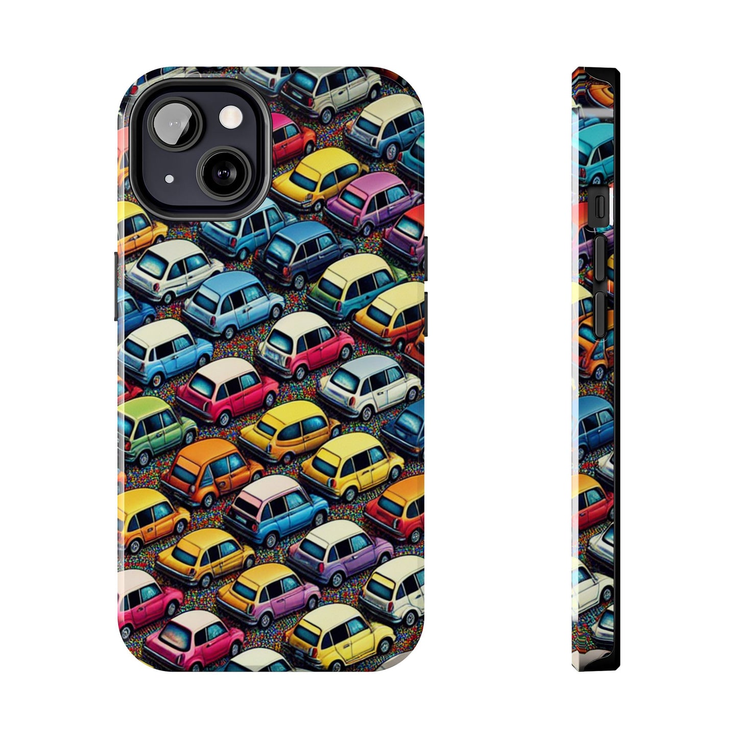 Car Phone Case - City Traffic Pattern Design - for iPhone