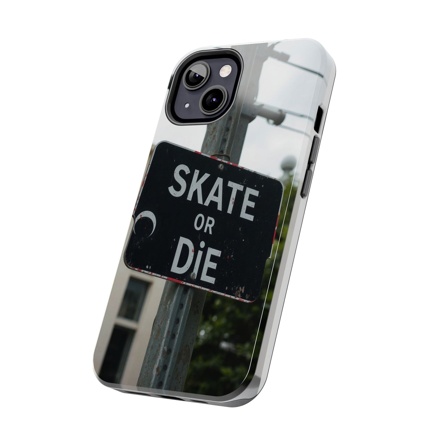 Black Sign Skate or Die Design - Tough Phone Case for iPhone