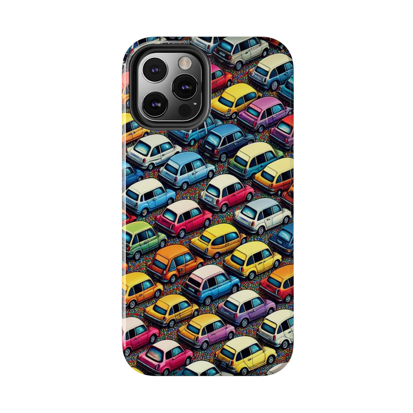 Car Phone Case - City Traffic Pattern Design - for iPhone