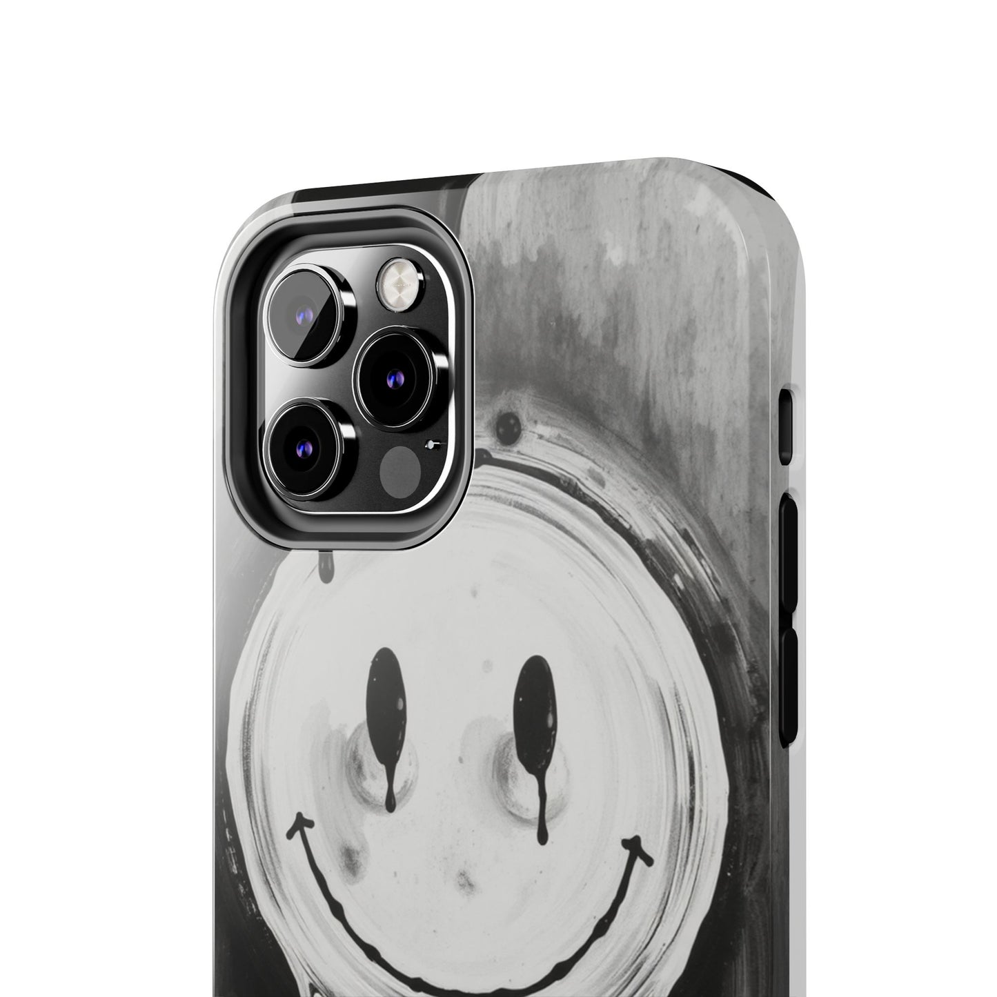 Dripping Smiley Tough Phone Case - Stylish & Durable Protection
