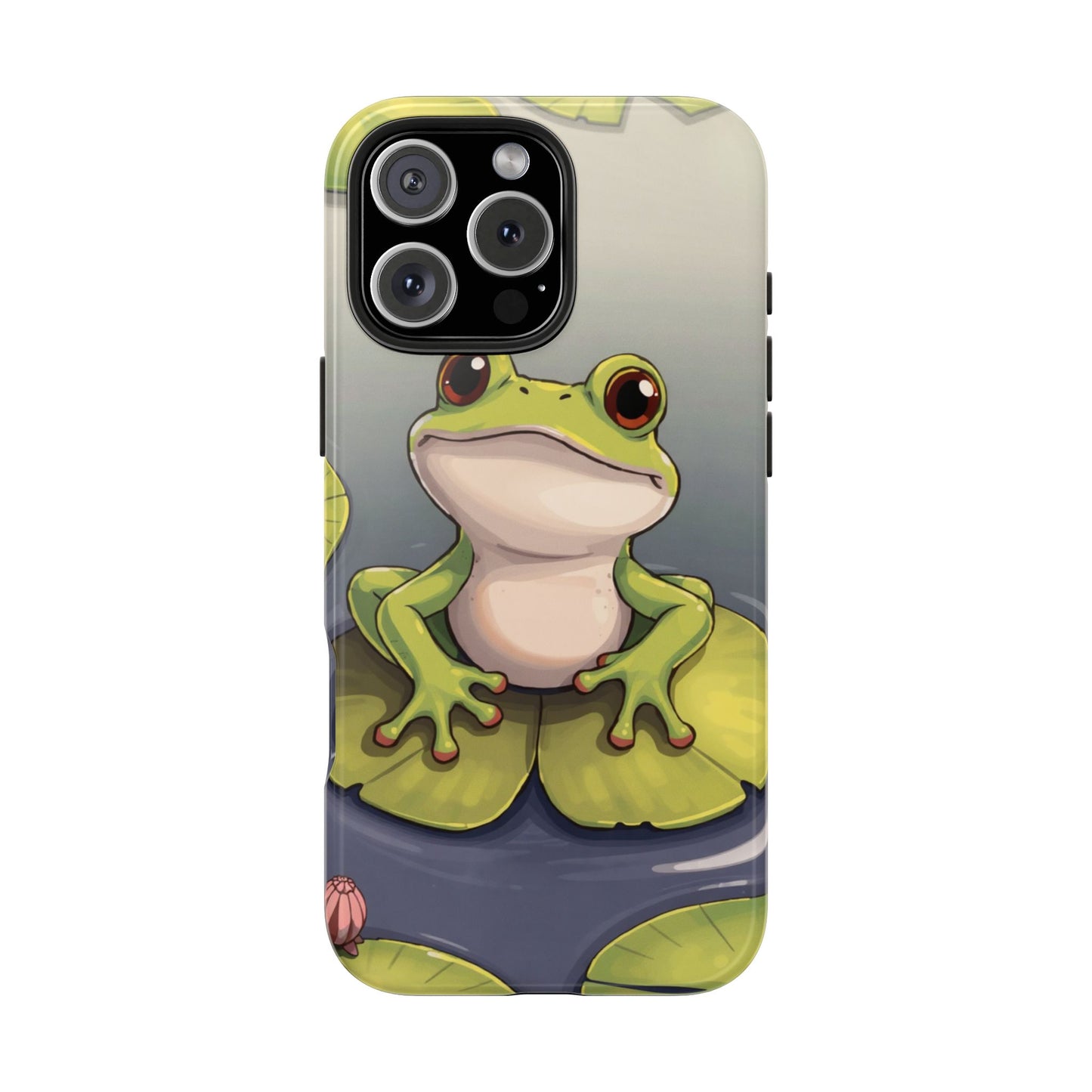 Cute Frog Tough Phone Case - Durable Protection with Nature Vibe