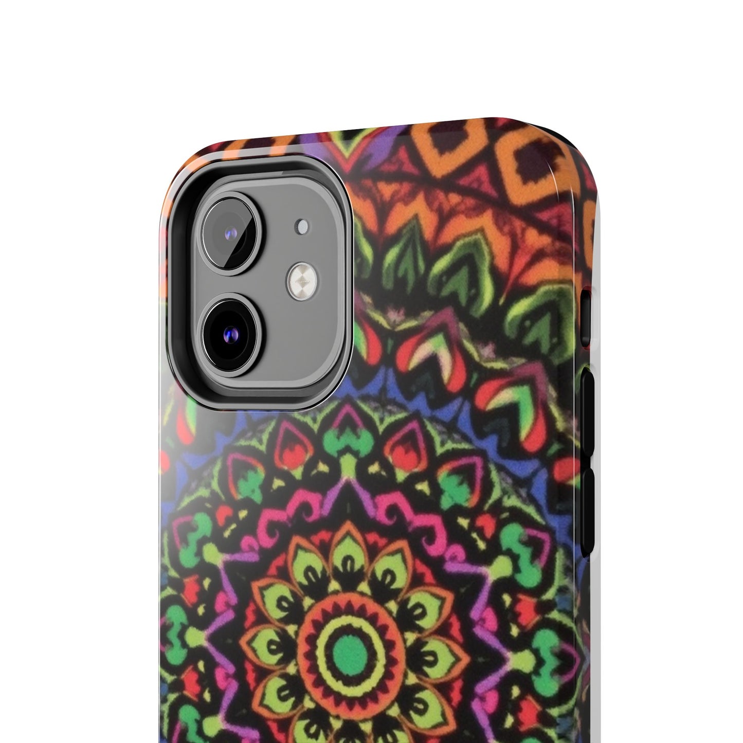 Colorful Mandala Tough Phone Case - Vibrant Designs for Trendy Protection - for iPhone