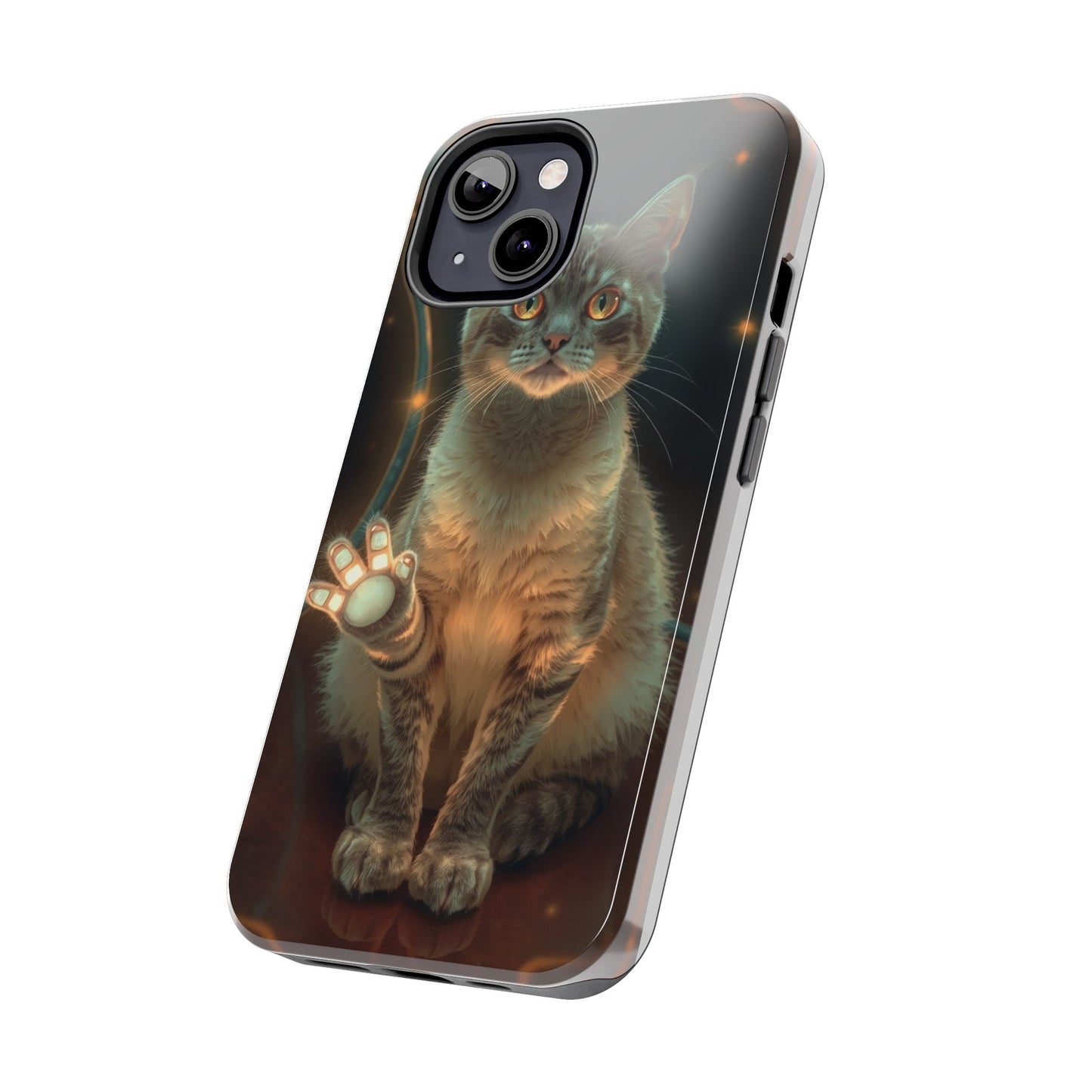 Whimsical Cat Phone Case | Tough Phone Cases for Cat Lovers, Pet Accessories, Gift for Cat Owners, Cute Phone Cover, Personalized Tech