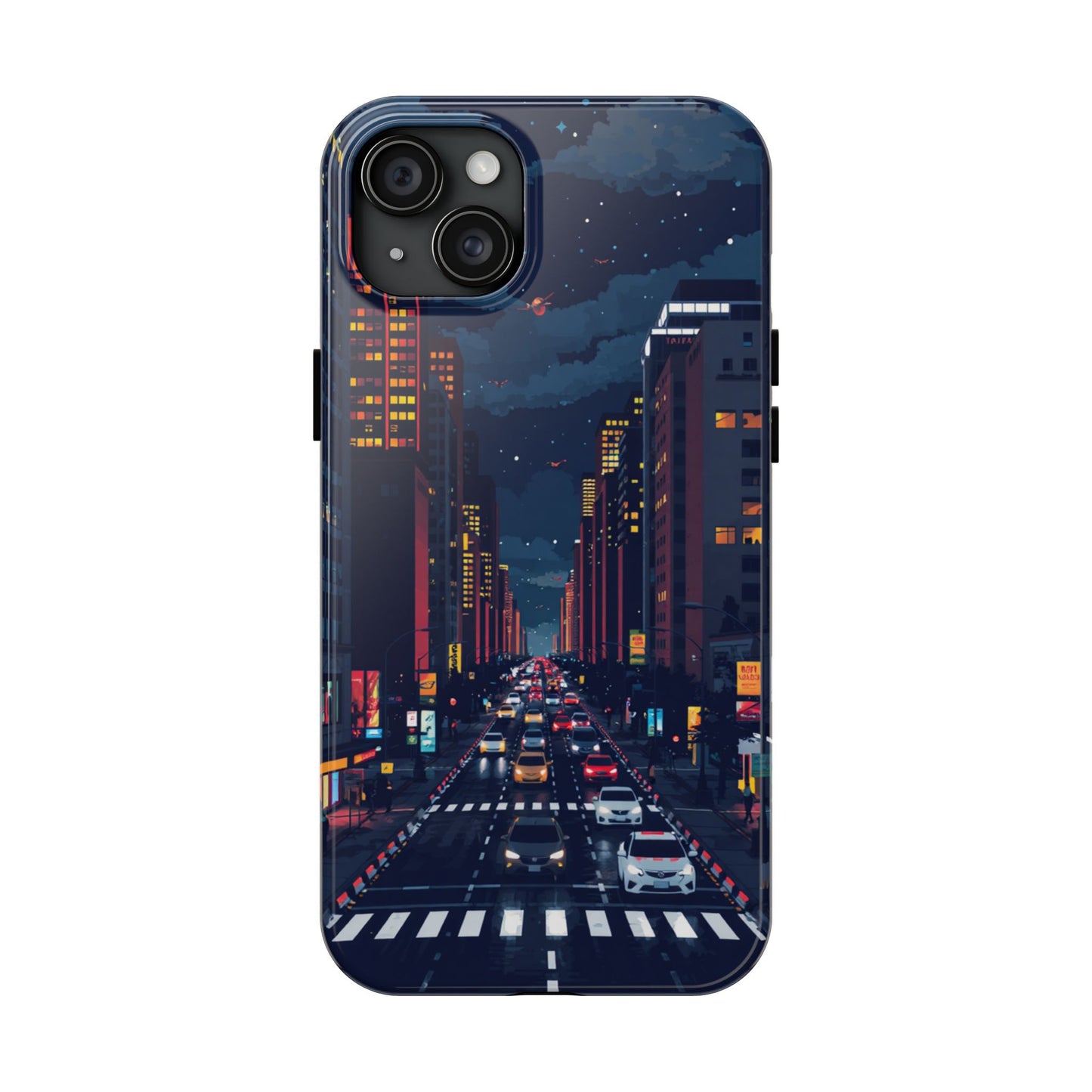 Urban Nightlife Tough Phone Case - Durable & Stylish Protection