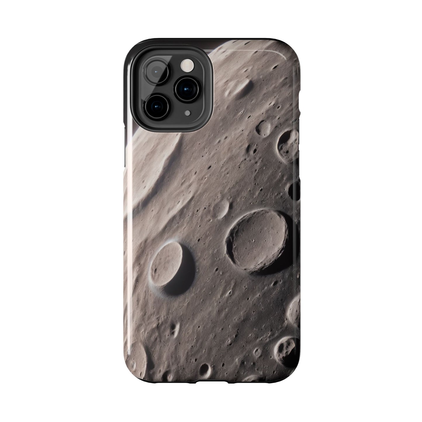 Celestial Moon Surface Tough Phone Case | Durable Space-Themed Design - for iPhone