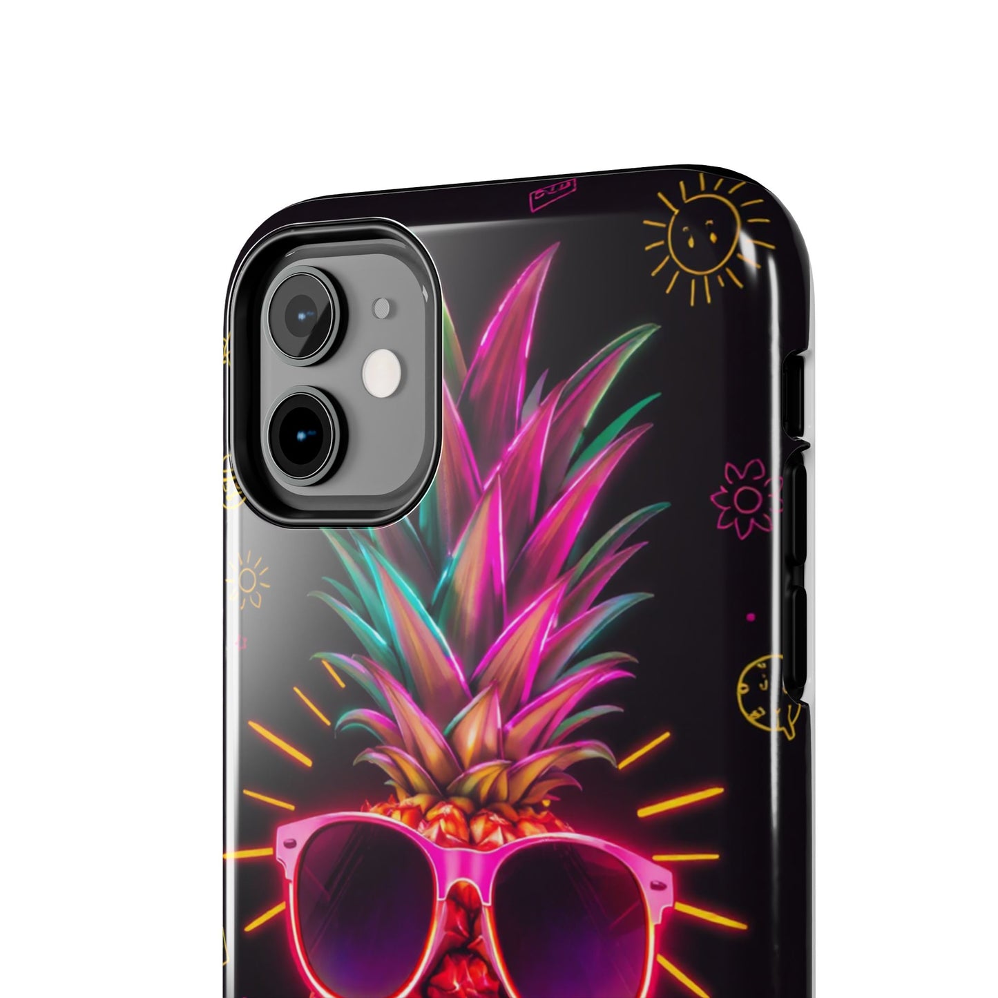Tough Pineapple Phone Case - Cool, Vibrant Design Perfect for Summer Vibes