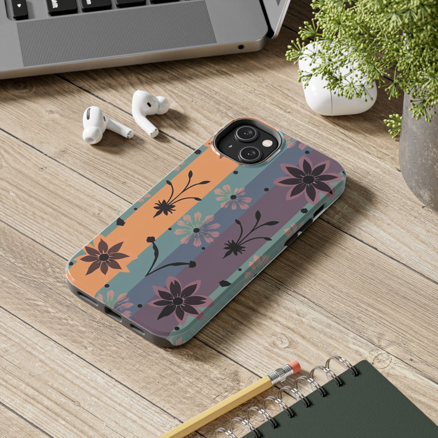 Boho Floral Tough Phone Cases - Durable & Stylish Protection - for iPhone