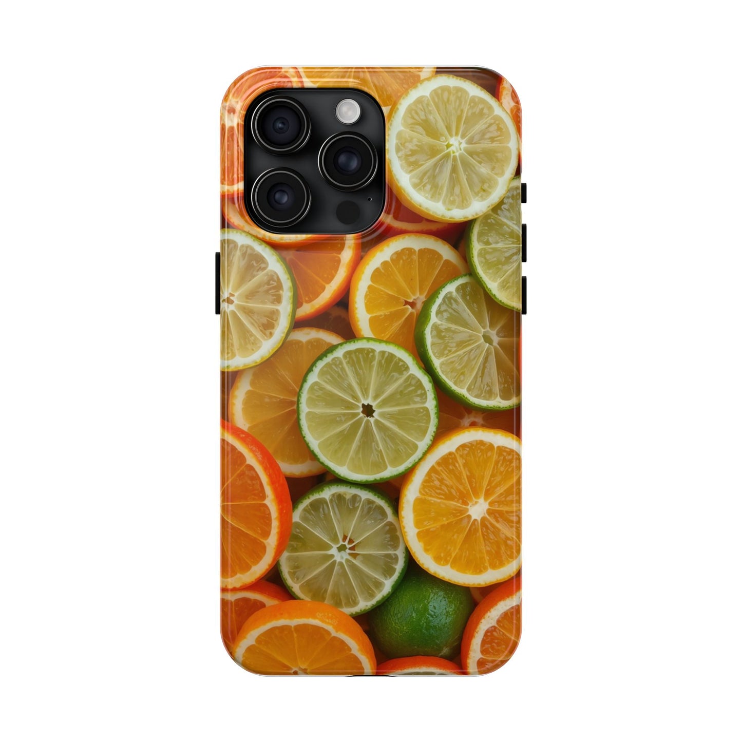 Citrus Slice Tough Phone Case – Vibrant Fruit Design for Summer Fun
