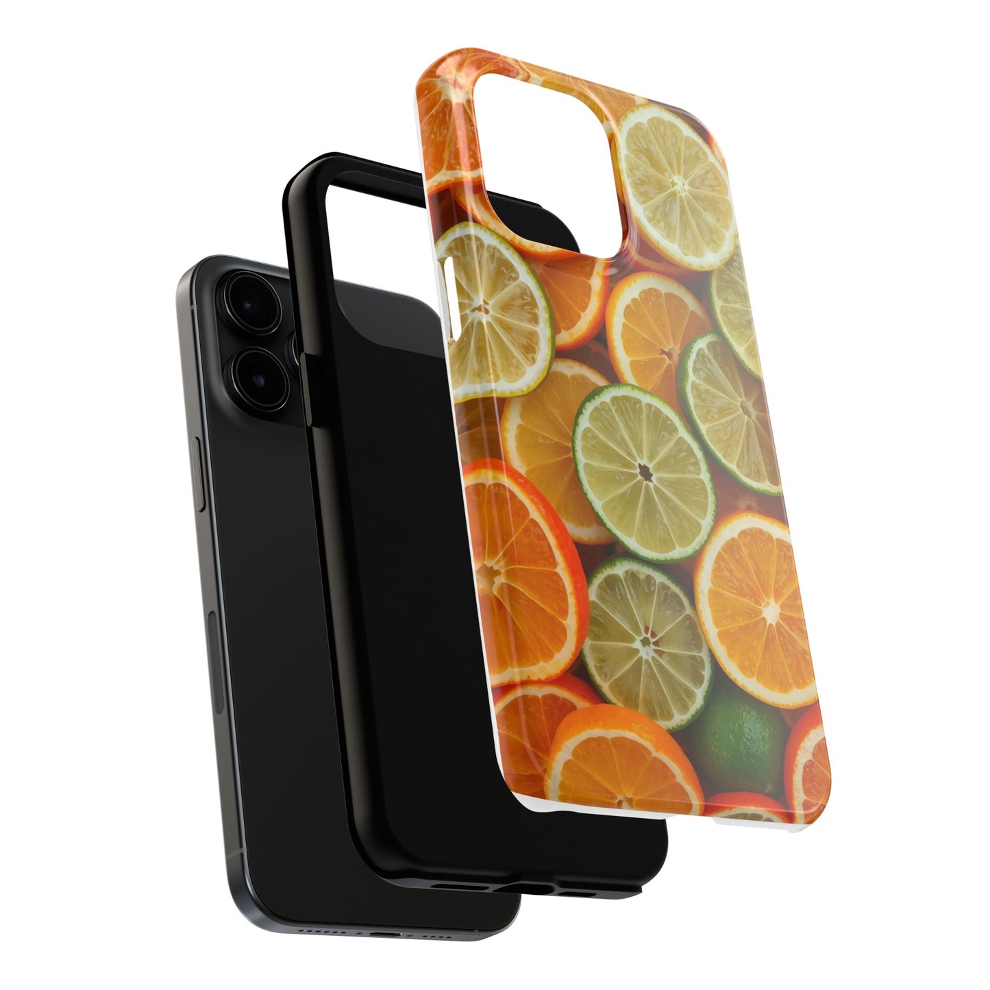 Citrus Slice Tough Phone Case – Vibrant Fruit Design for Summer Fun