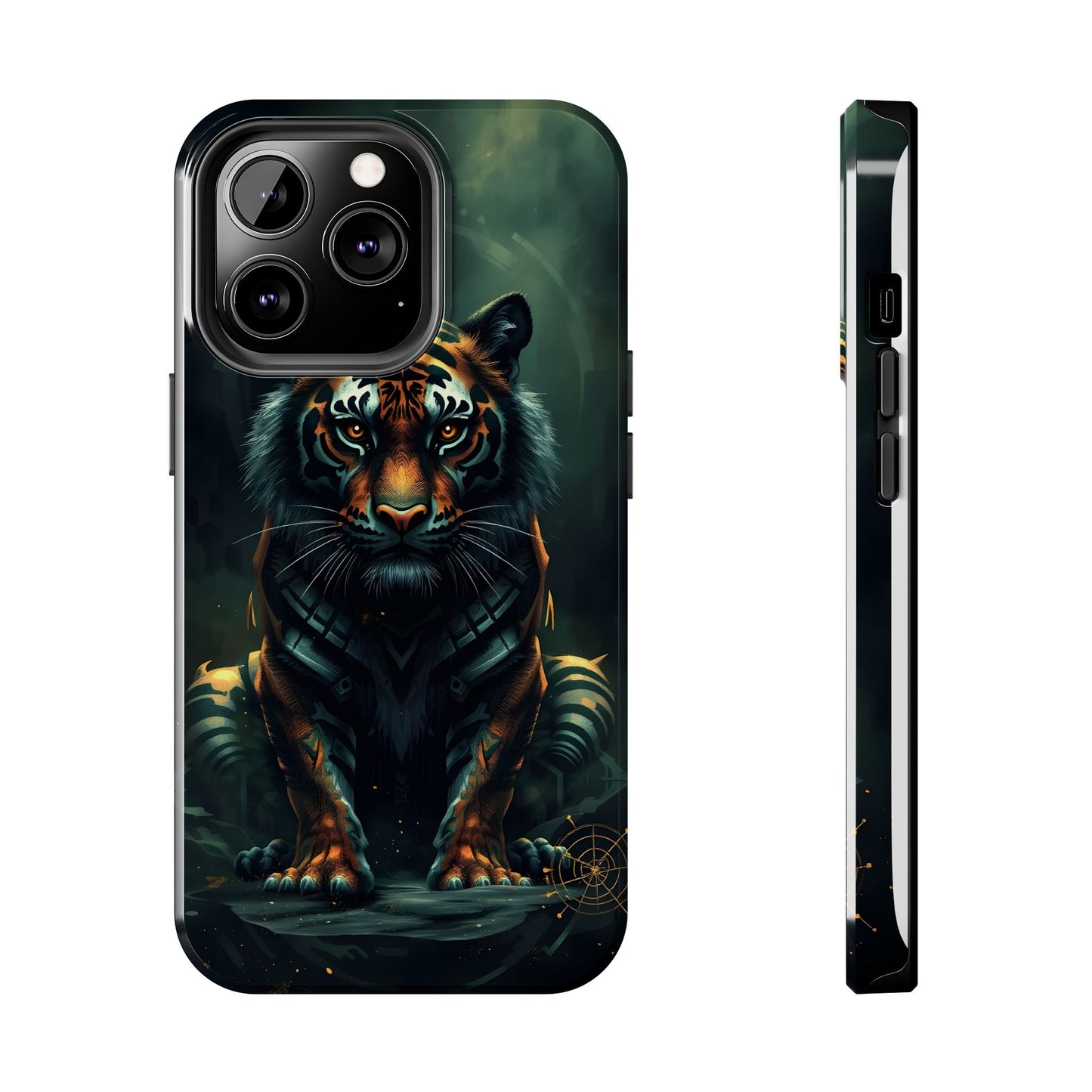Fierce Mystical Tiger Tough Phone Case | Durable Protection for Nature Lovers - for iPhone