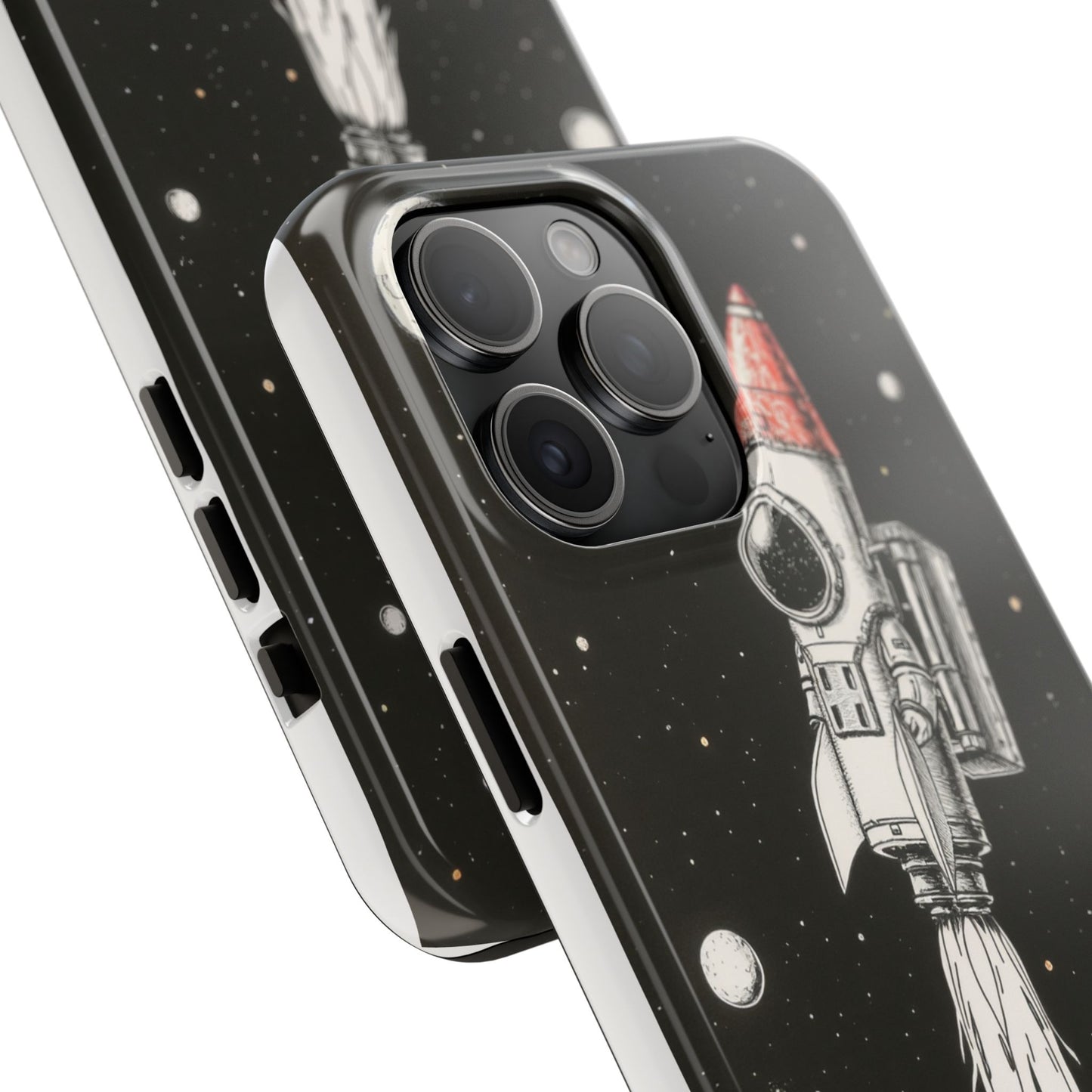 Cool Tough Phone Case for iPhone - Astro-Rocket Bond