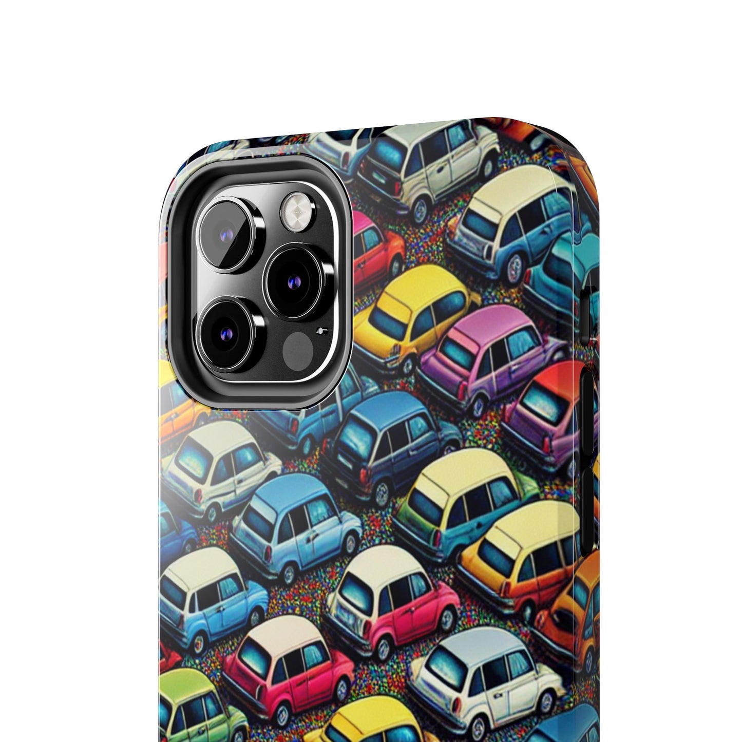 Car Phone Case - City Traffic Pattern Design - for iPhone