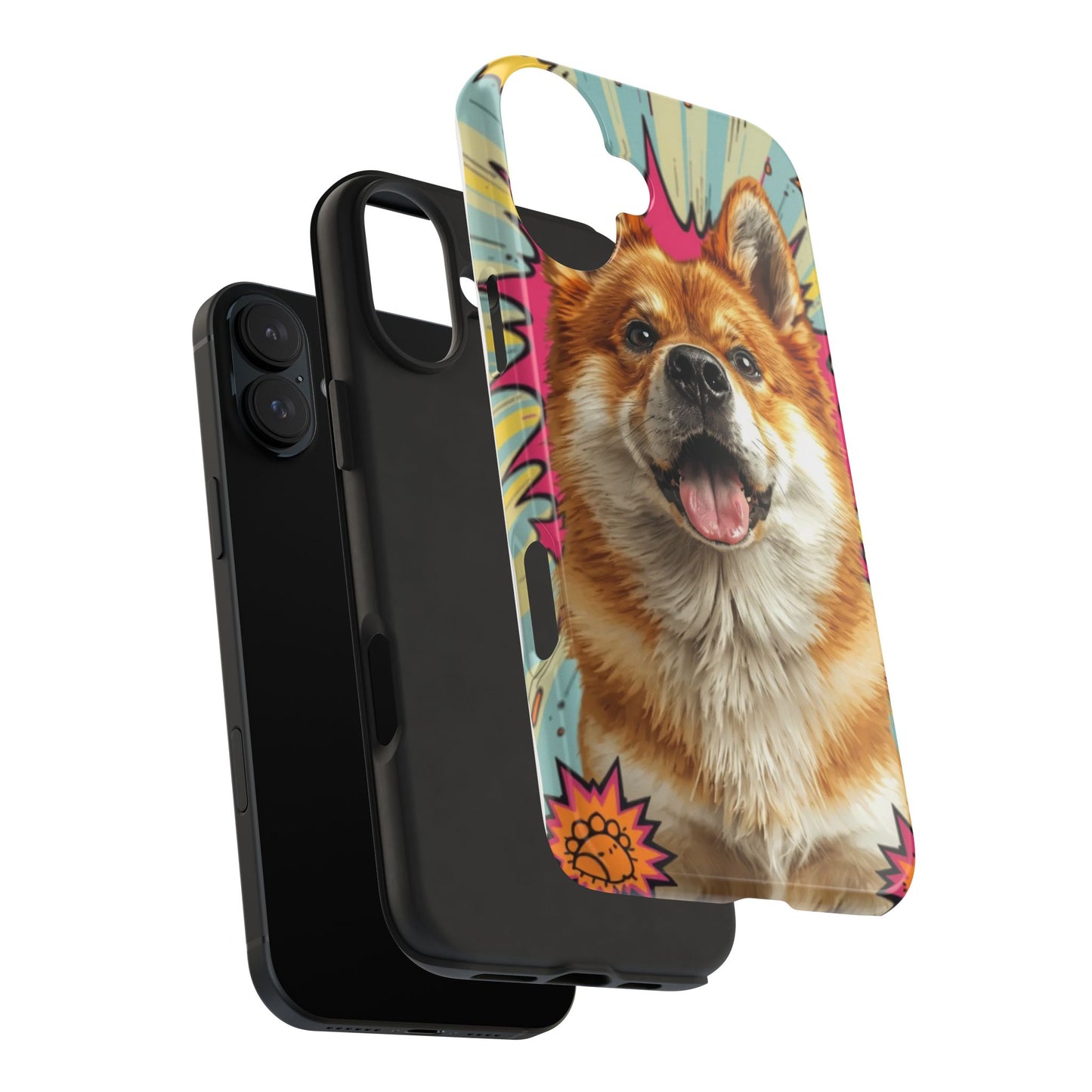 Playful Dog Tough Phone Case - Durable & Stylish Pet Lover Gift